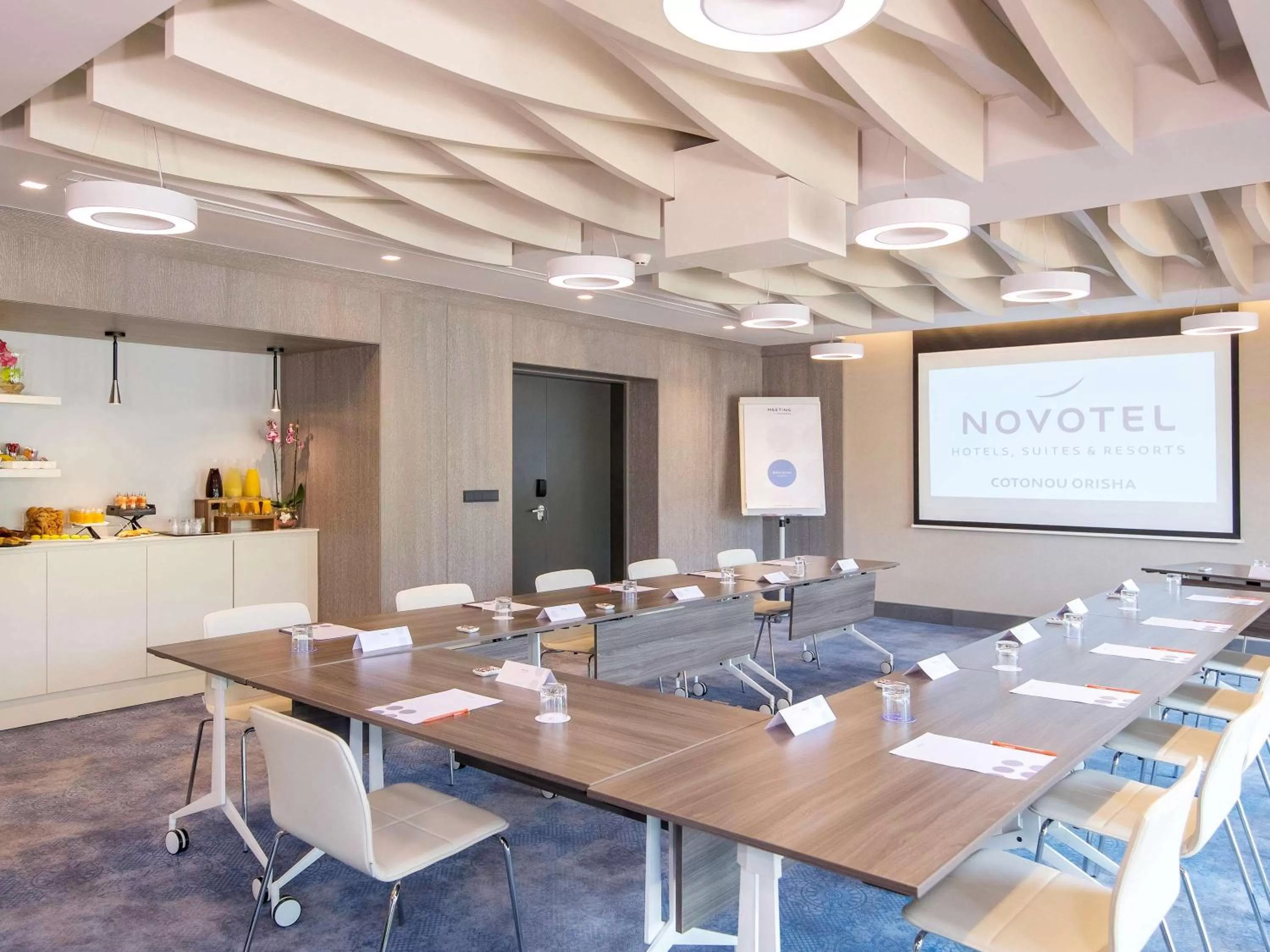 On site in Novotel Cotonou Orisha