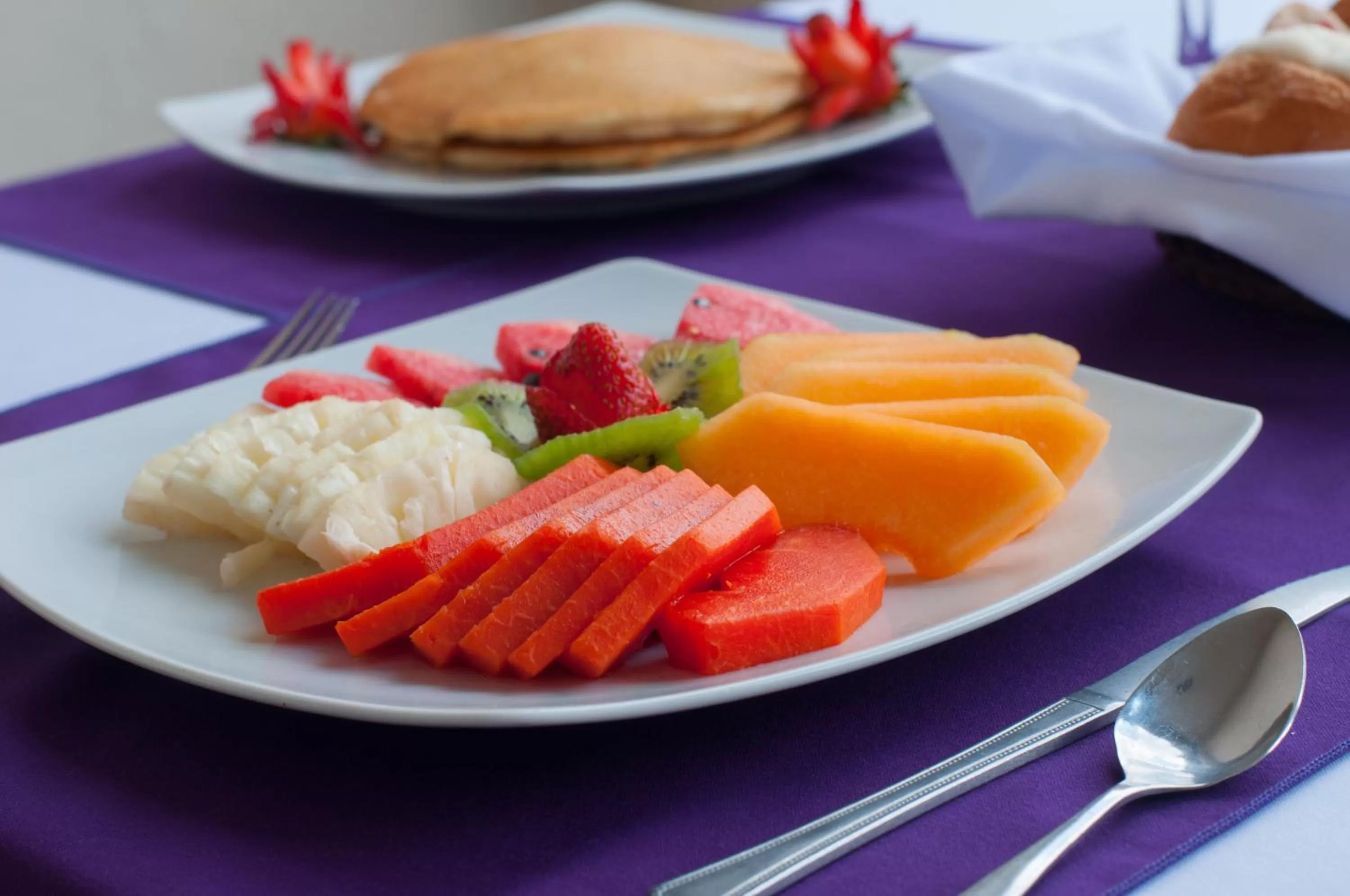 Breakfast in Hotel Morales Historical & Colonial Downtown Core