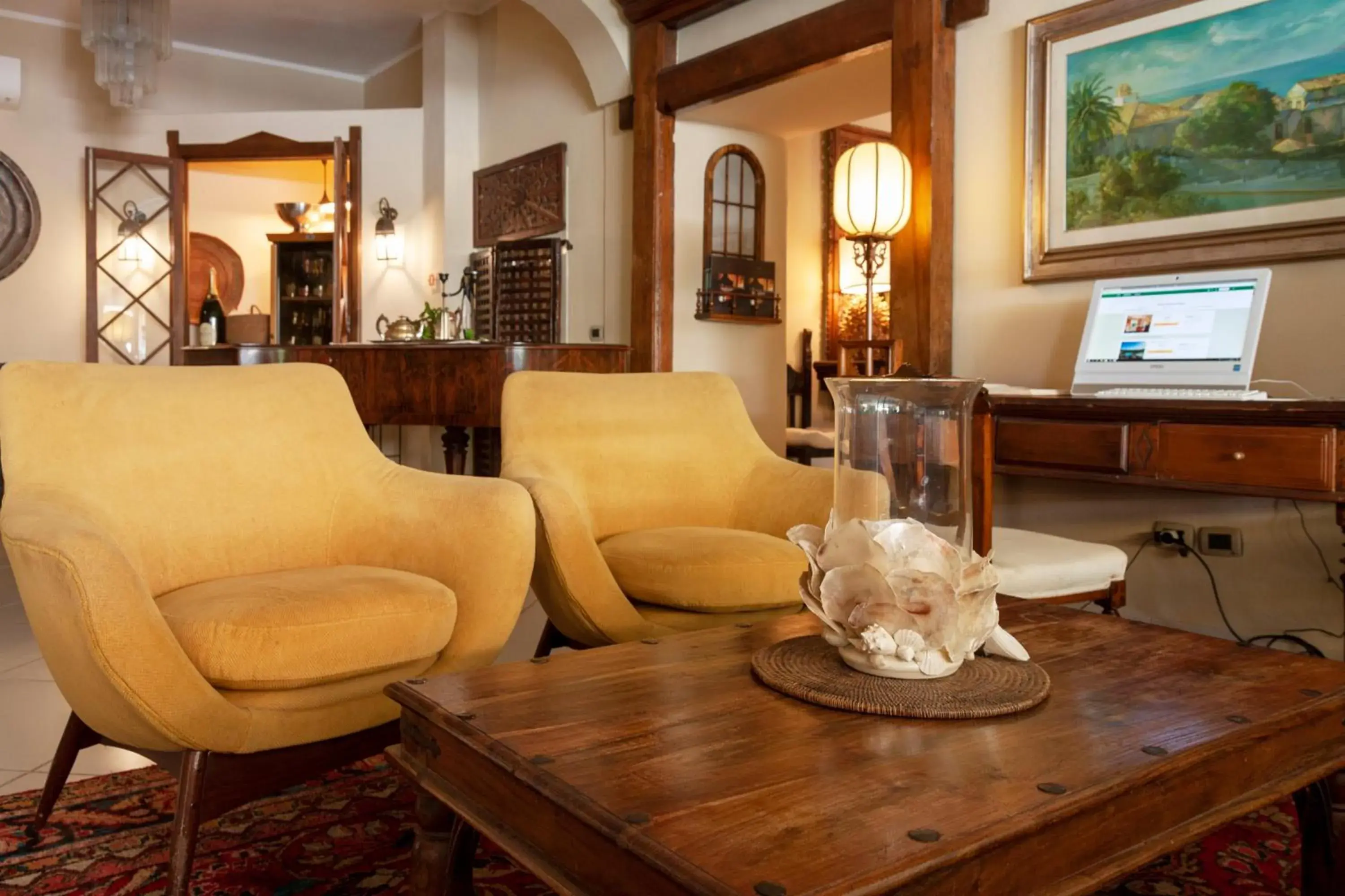 Seating Area in Hotel Simius Playa