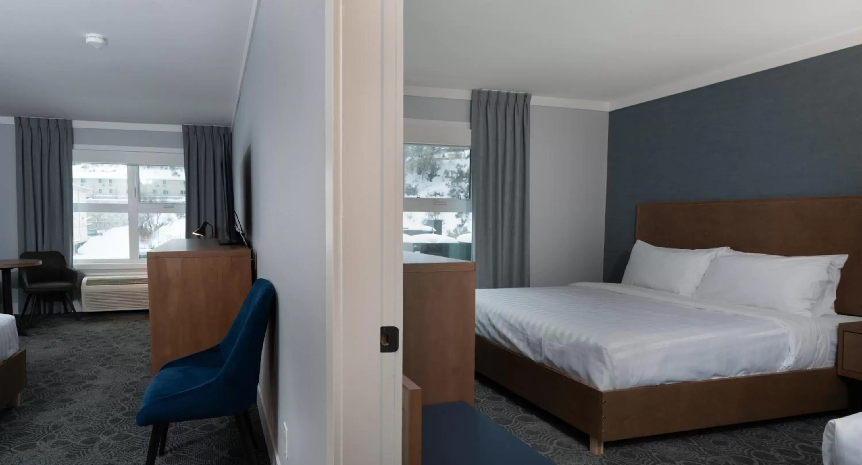 Bed in Prestige Kamloops Hotel
