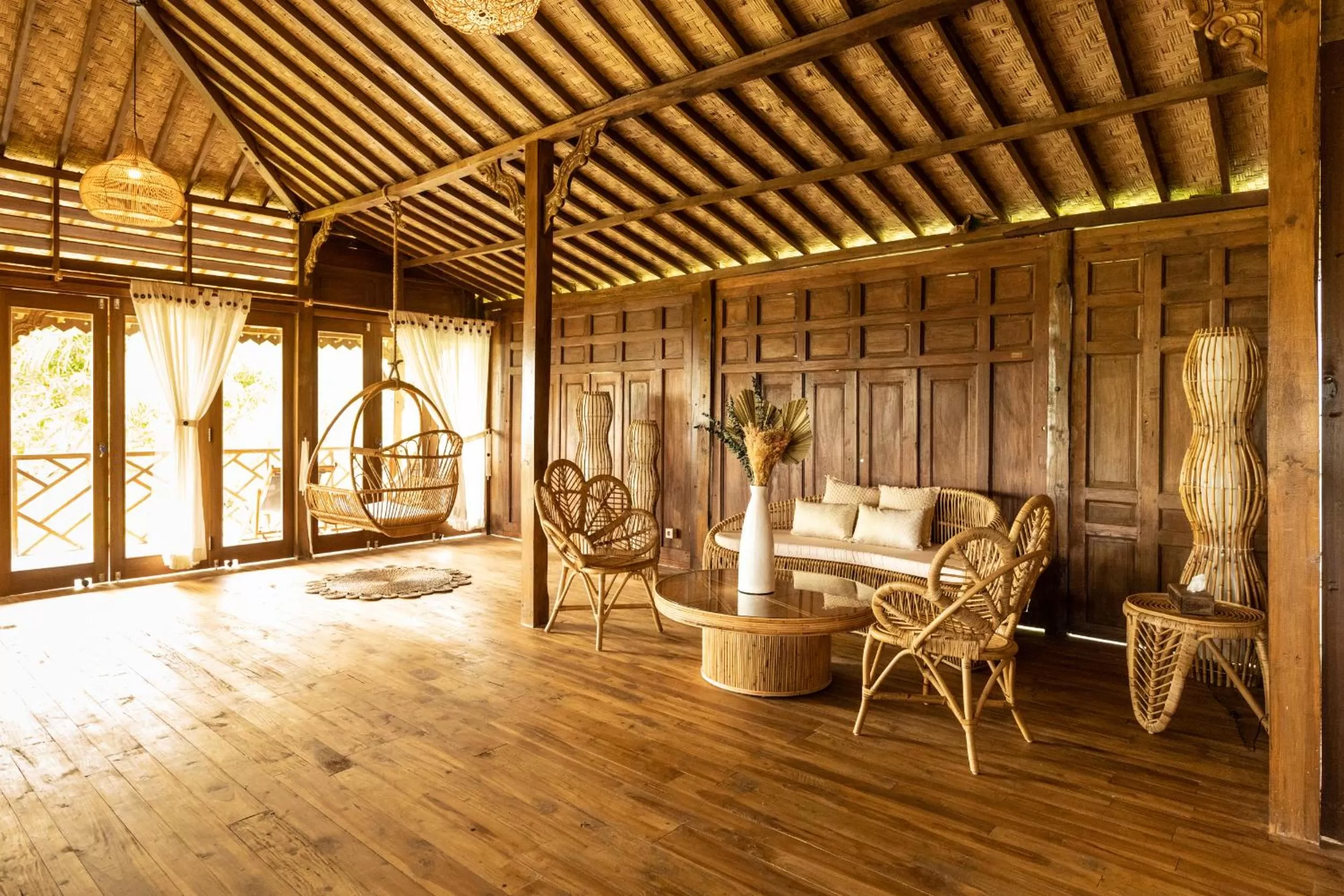 Living room in Tanah Damai Hotel