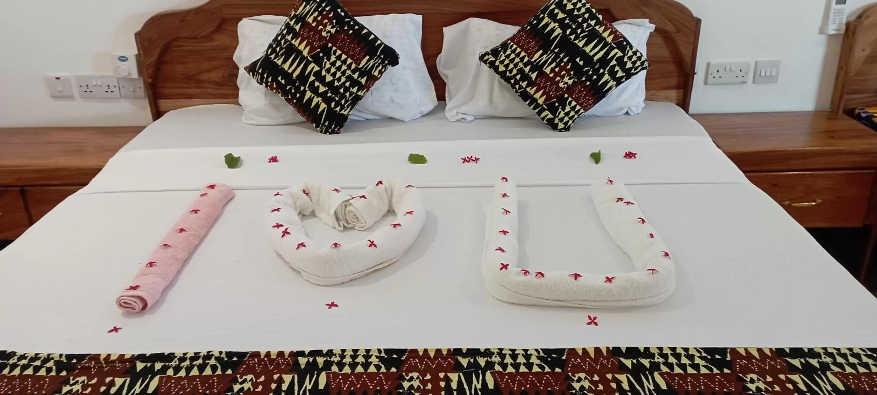 Bed in Nungwi Heritage Resort