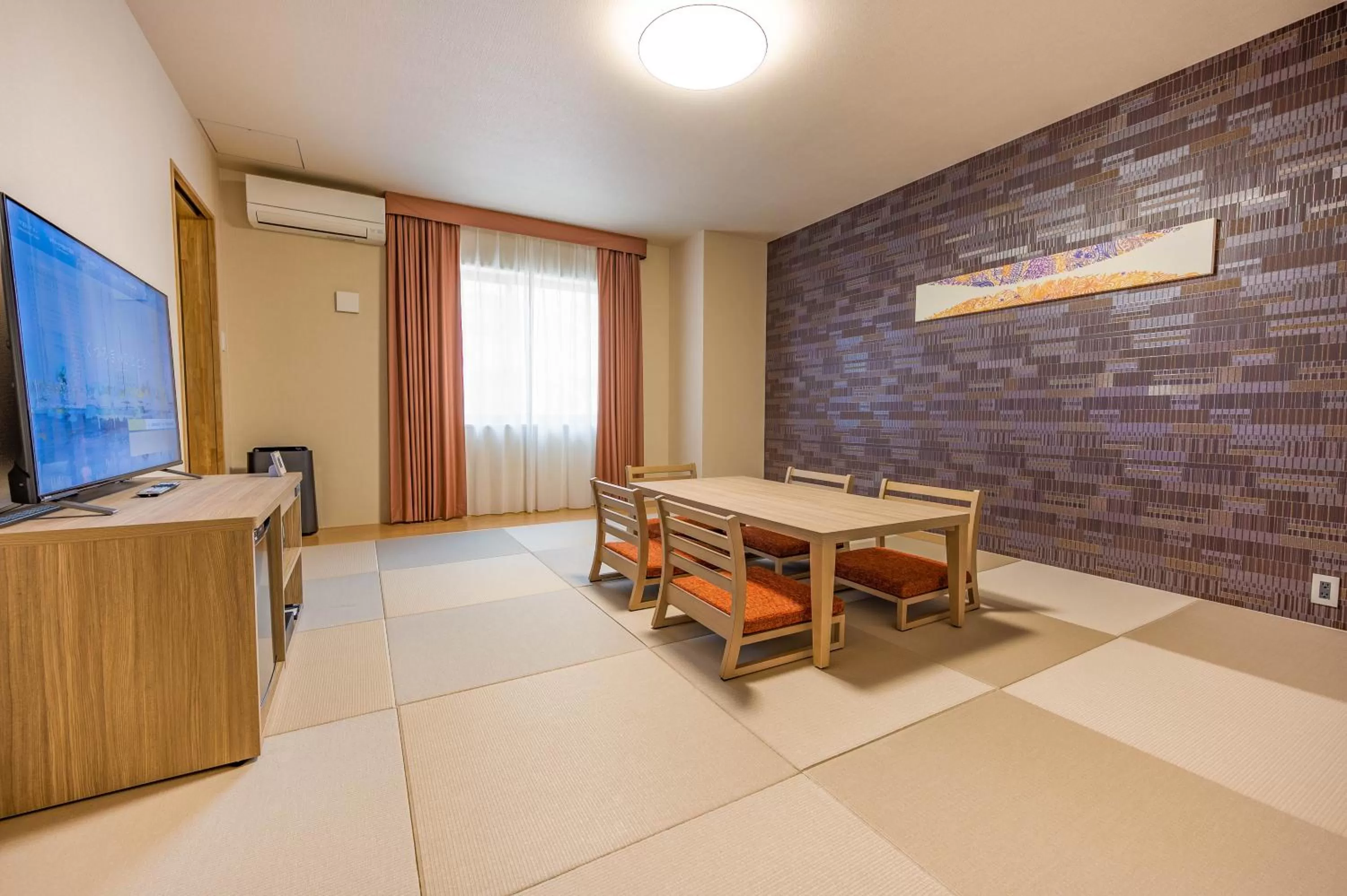 Photo of the whole room in Tabino Hotel lit Matsumoto Milky white Onsen