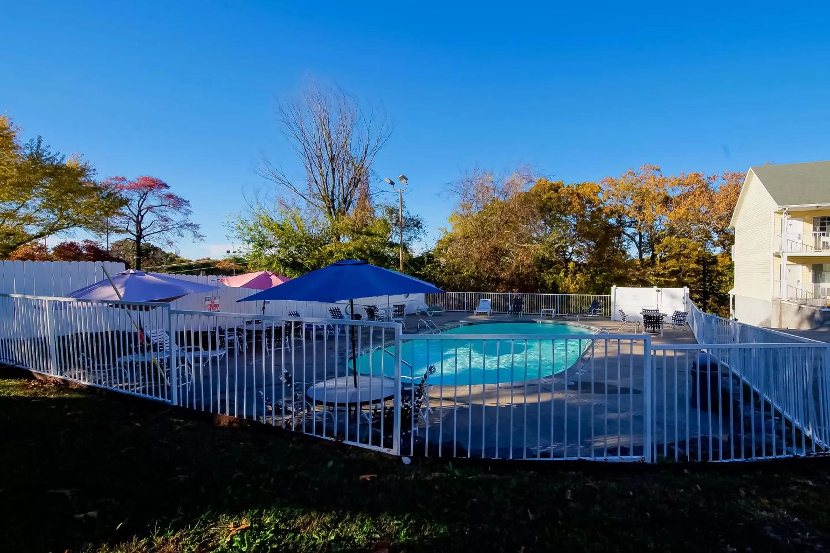 Swimming Pool in Hotel O Eureka Springs - Christ of Ozark Area