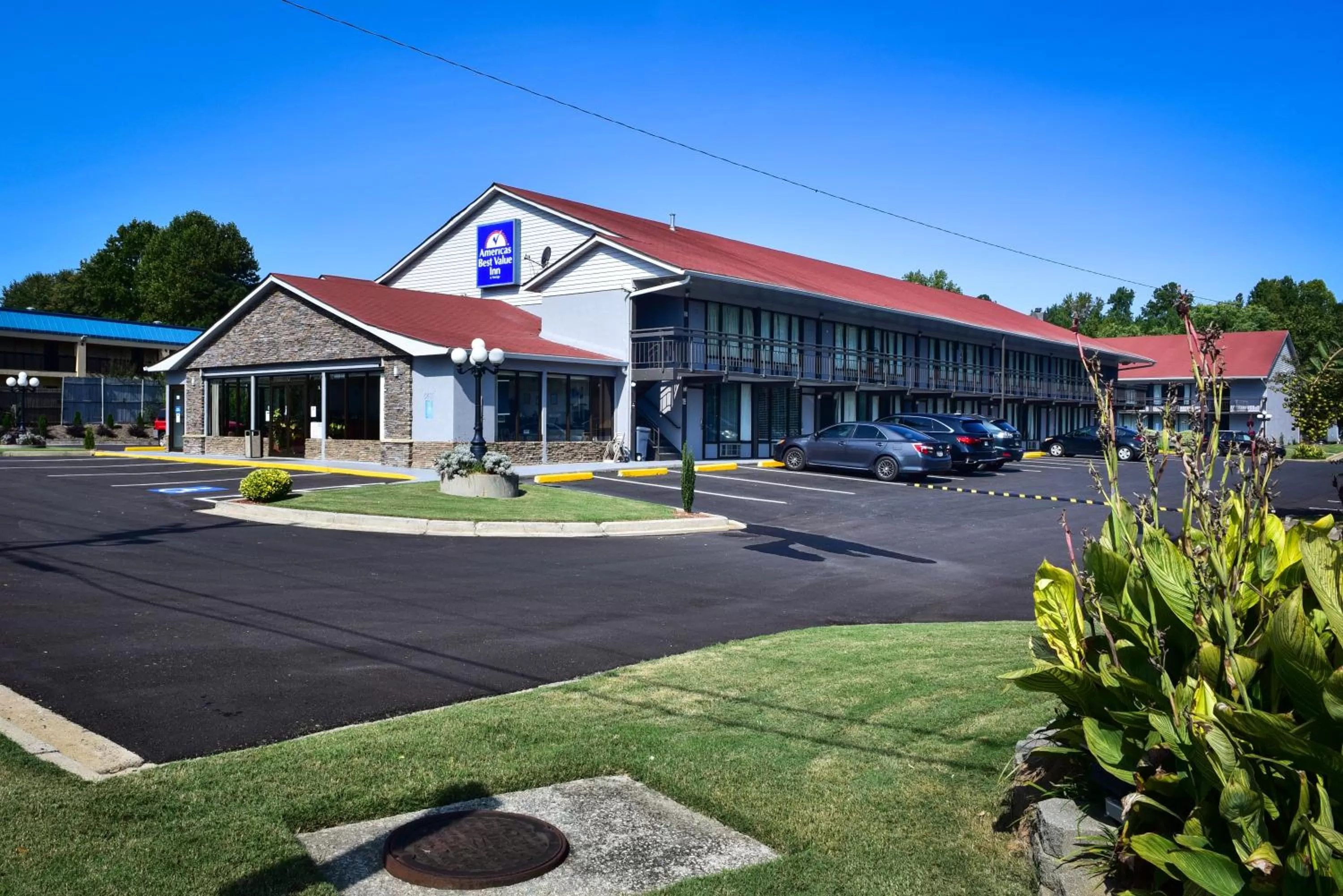 Property building in Americas Best Value Inn Douglasville