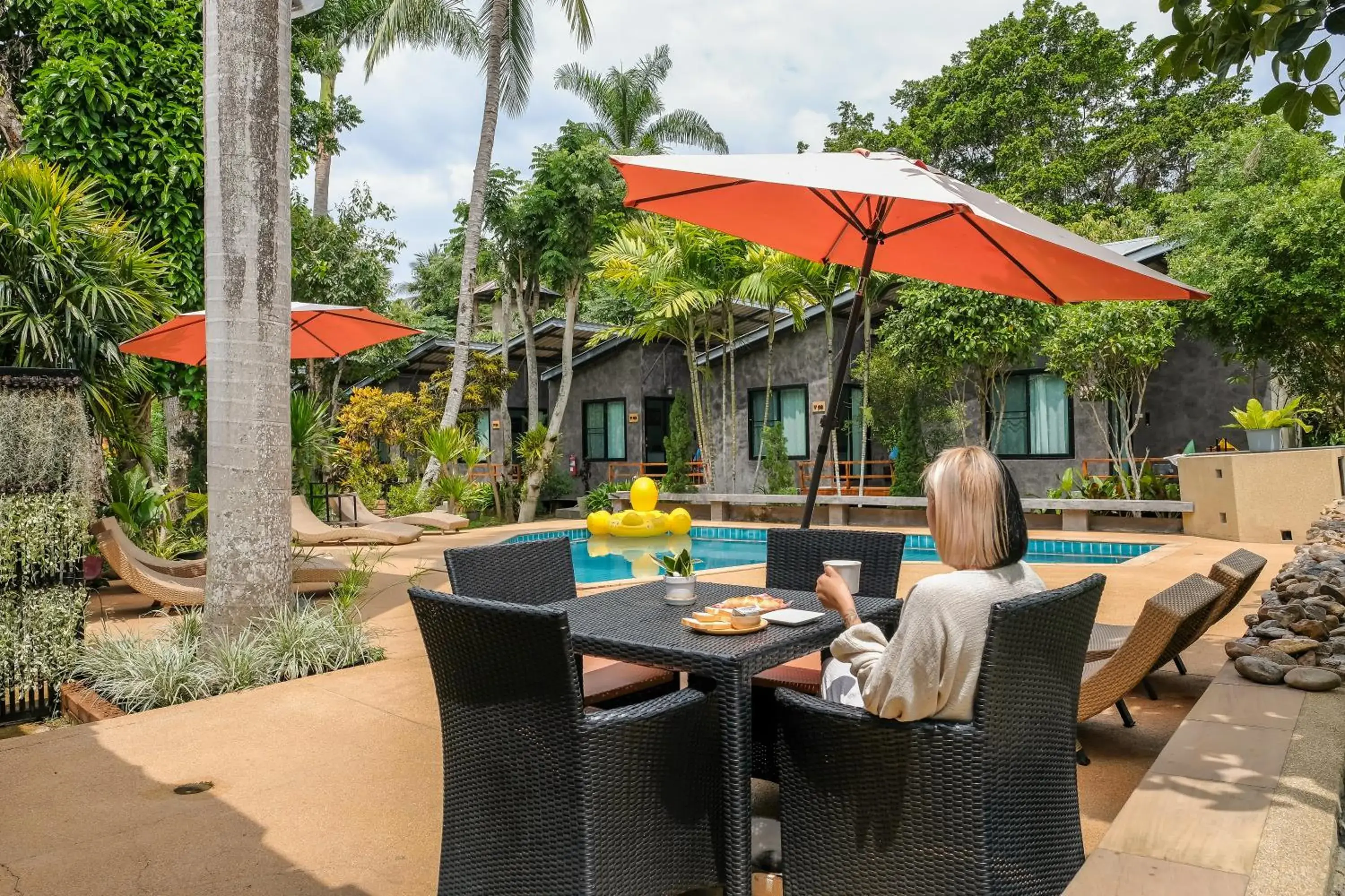 Swimming pool in Family House @ Pai Swimming pool in Family House @ Pai