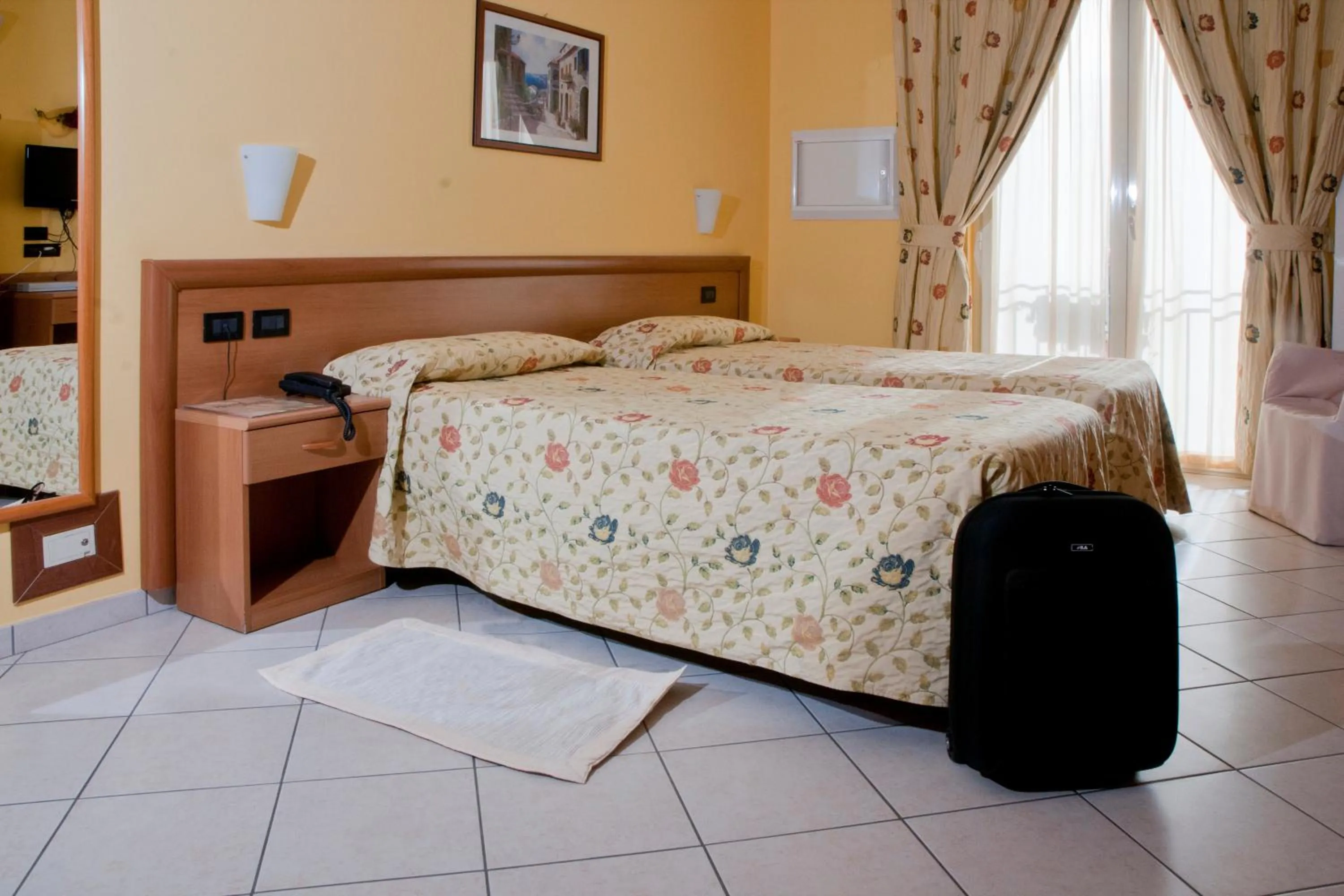 Bedroom, Bed in Hotel Agata