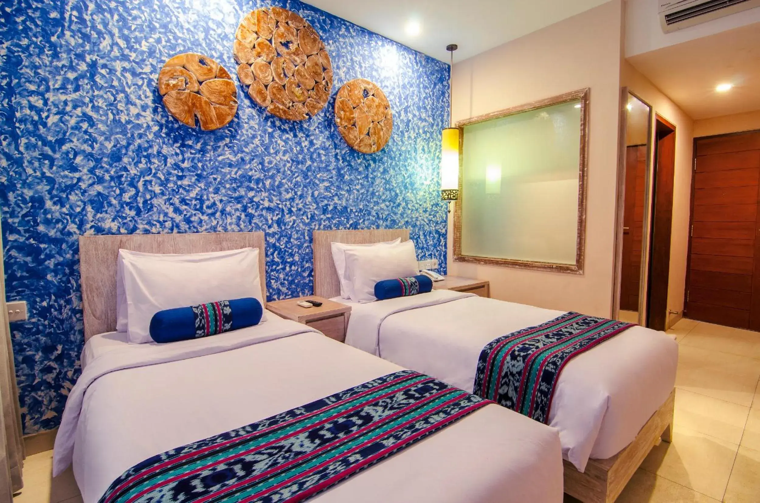 Bed in Natya Hotel Gili Trawangan