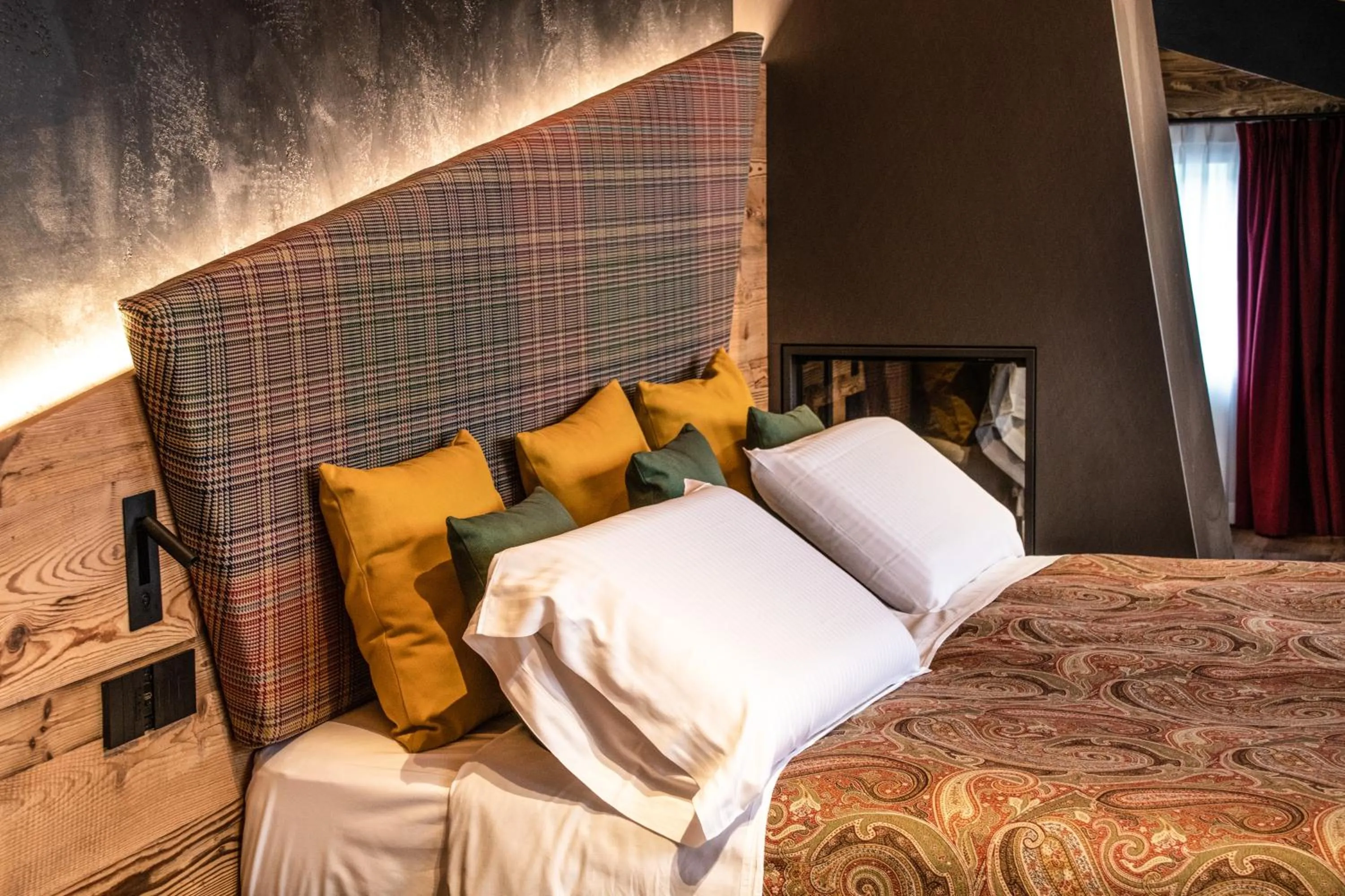 Bed in Hotel Concordia