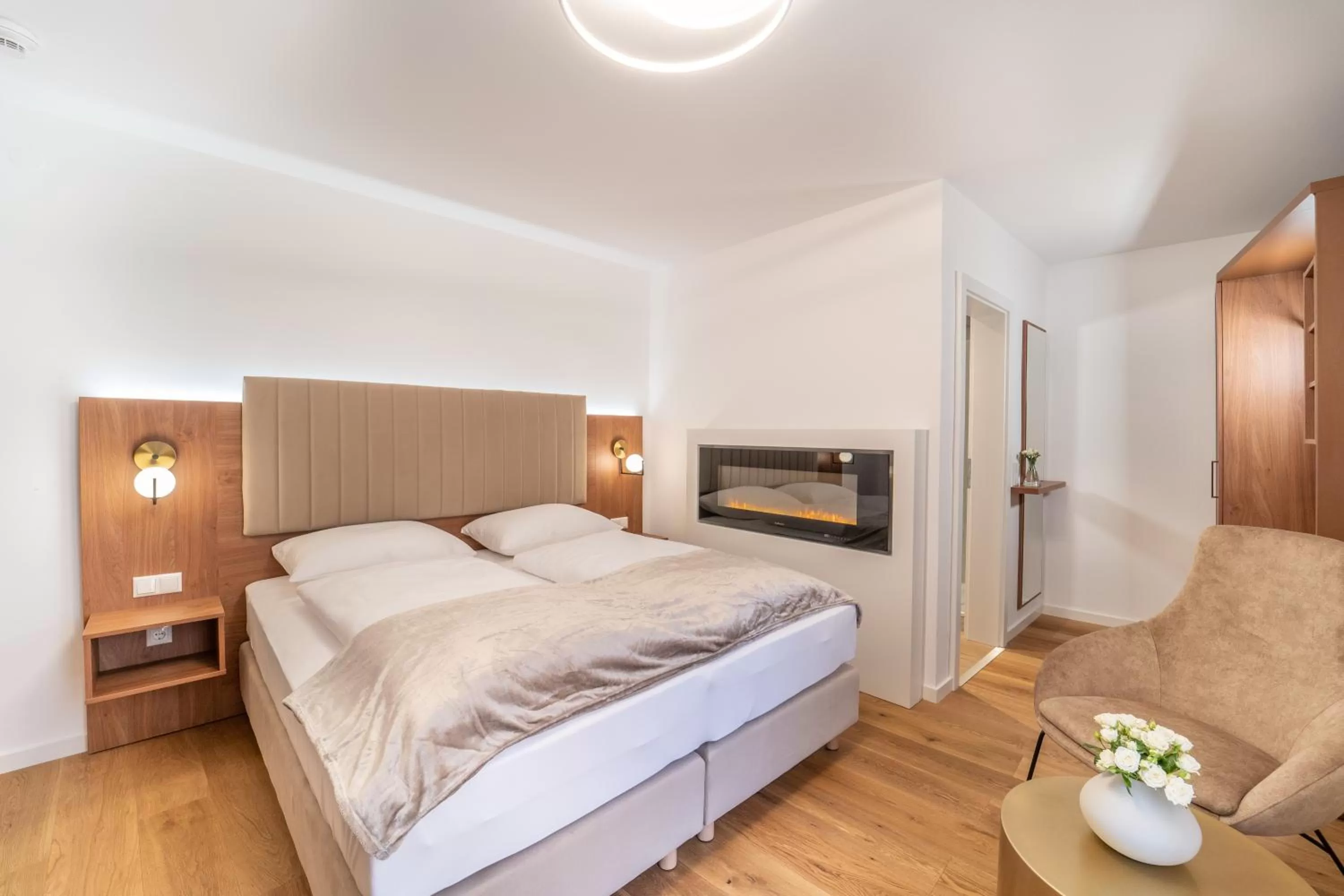 Bedroom, Bed in das mondsee