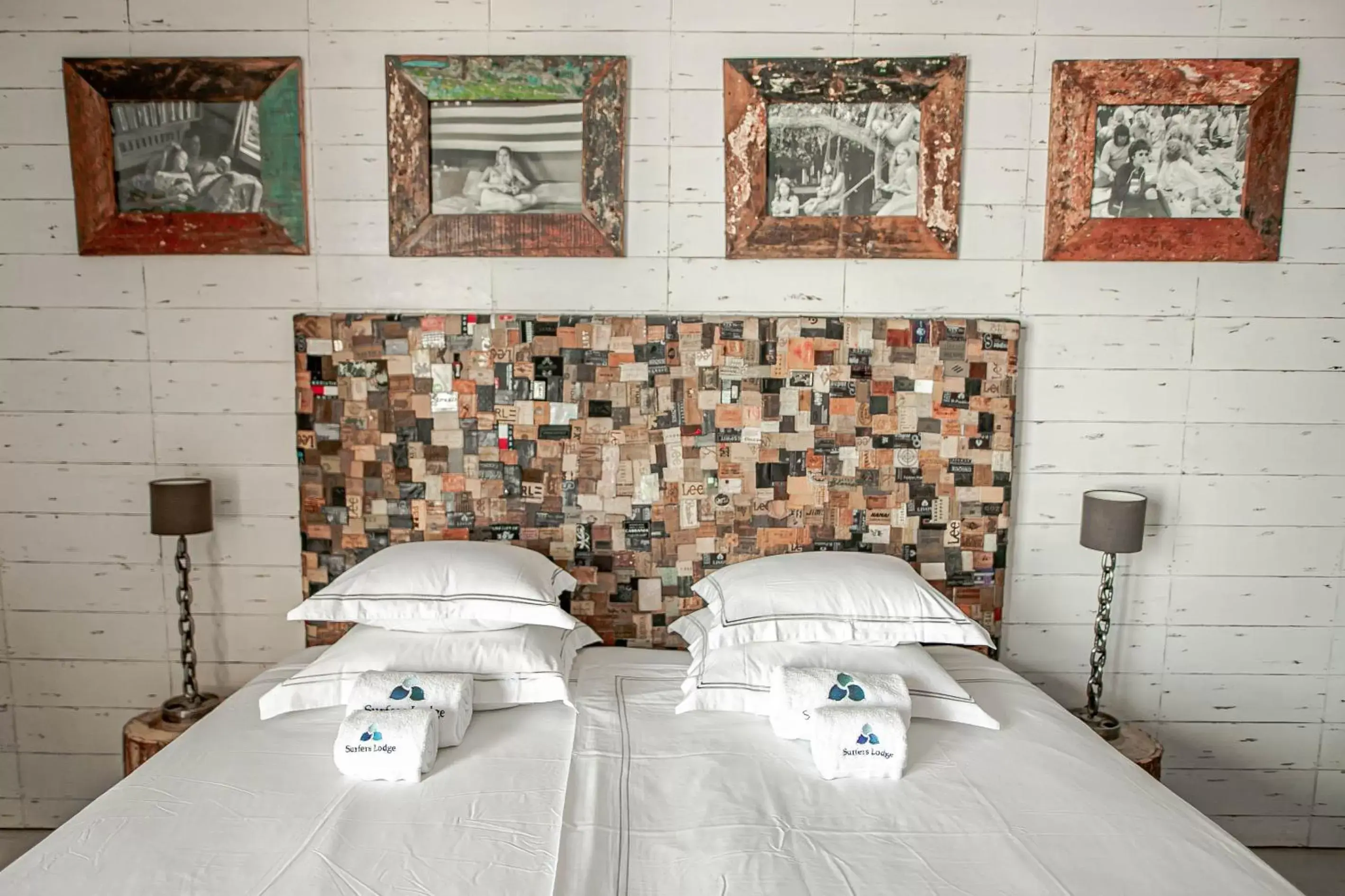 Bed in Surfers Lodge Peniche Bed in Surfers Lodge Peniche