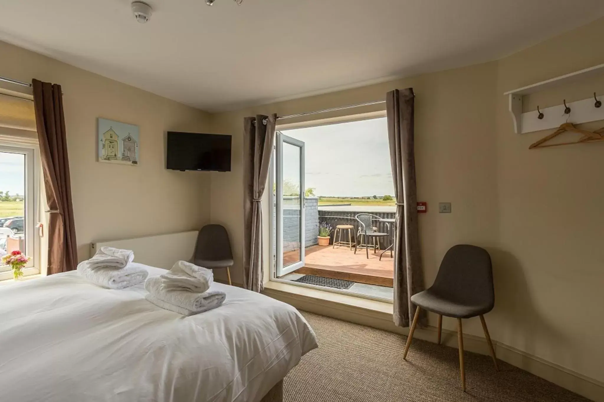 Bed in The Sail Loft Bed in The Sail Loft