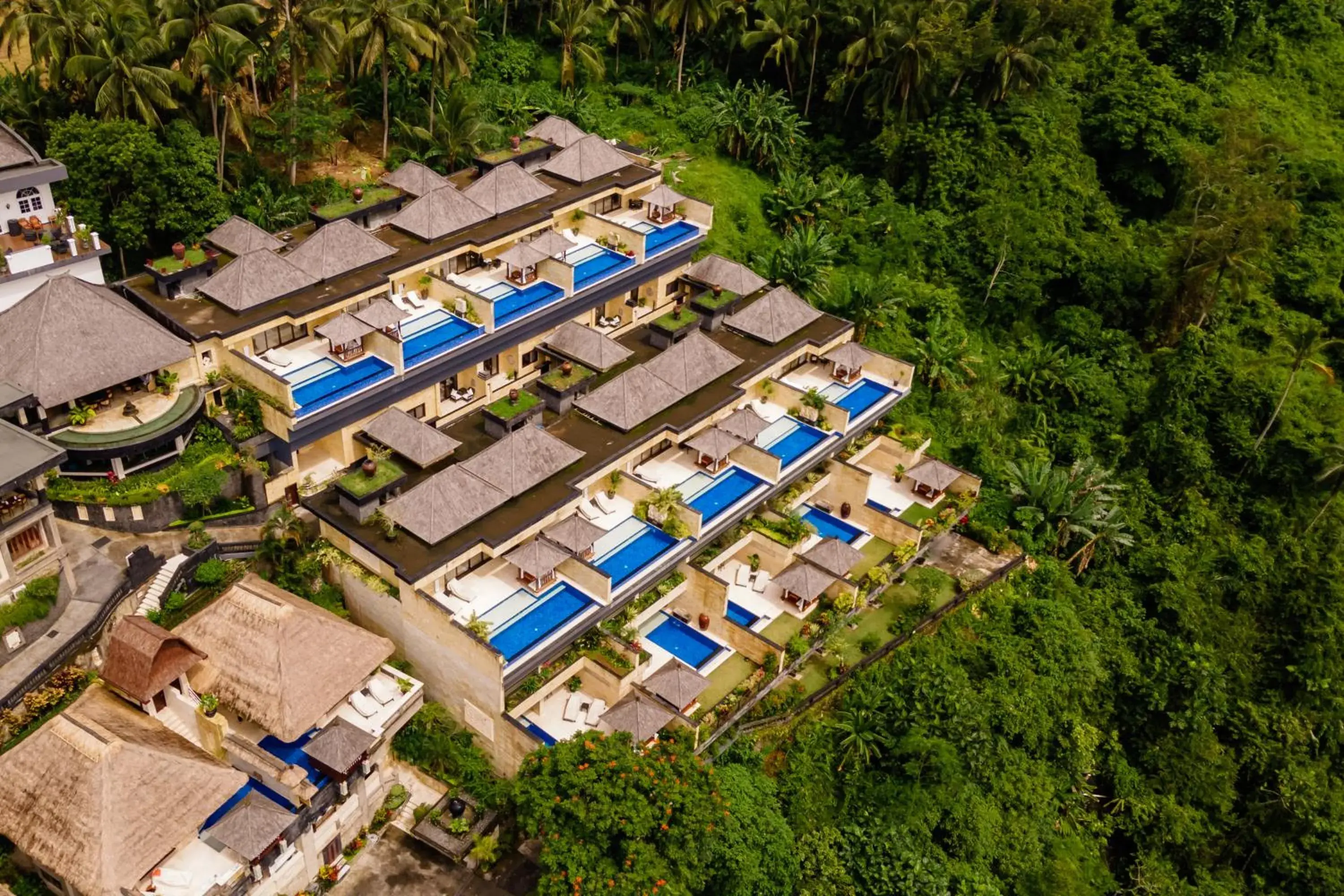 View (from property/room), Bird's-eye View in Viceroy Bali