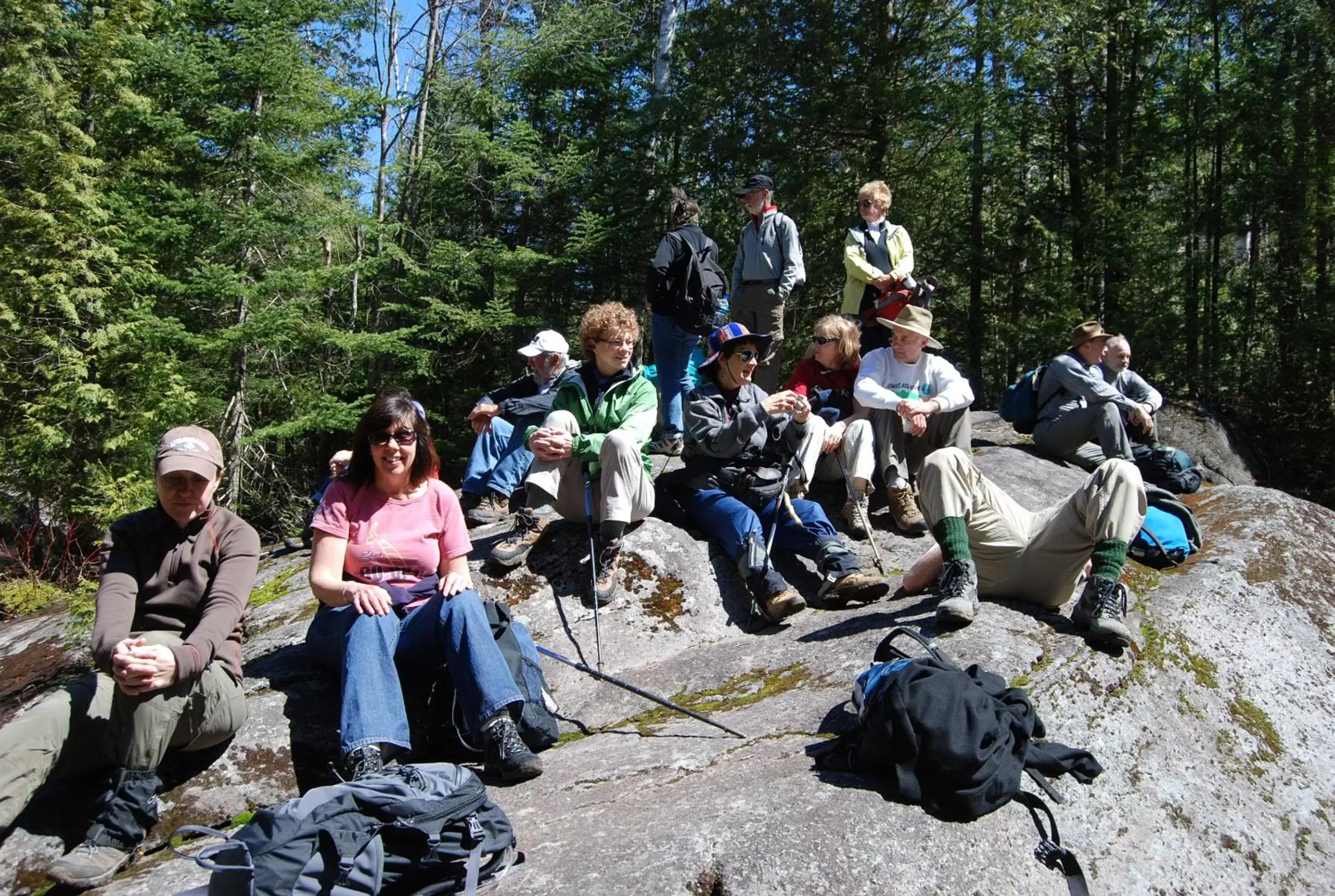group of guests in Trails End Inn