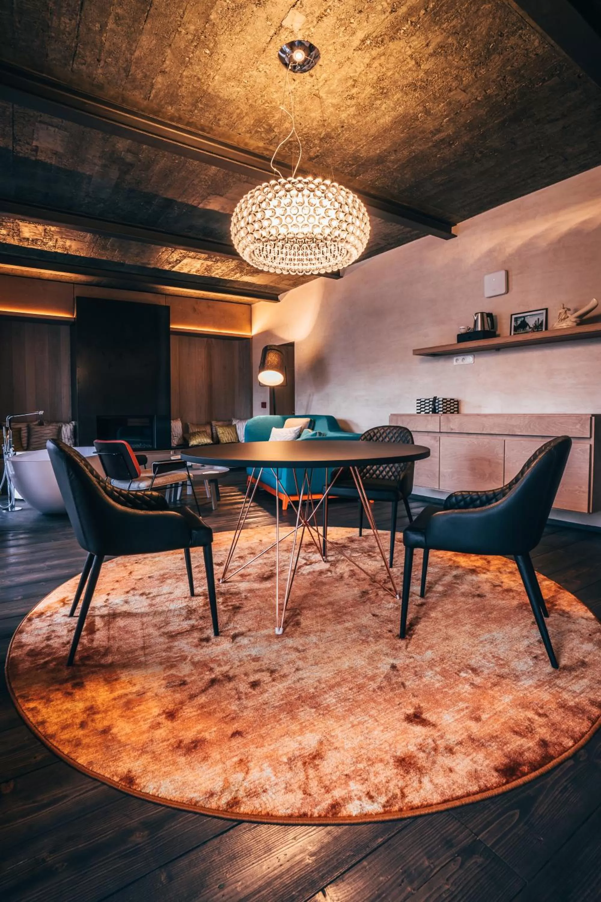 Seating area in Ultra premium apartments