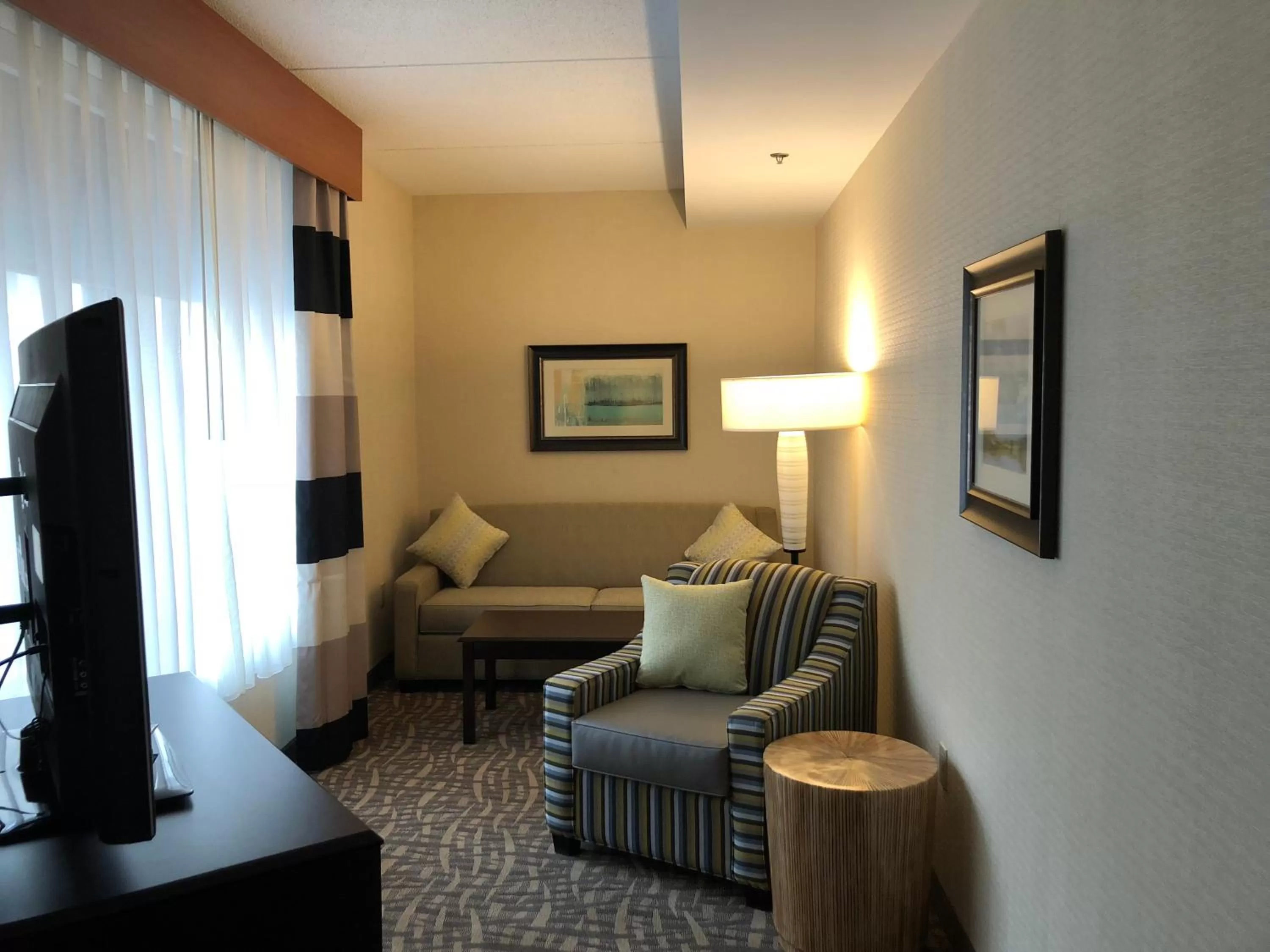 Living room in Wyndham Garden Buffalo Downtown