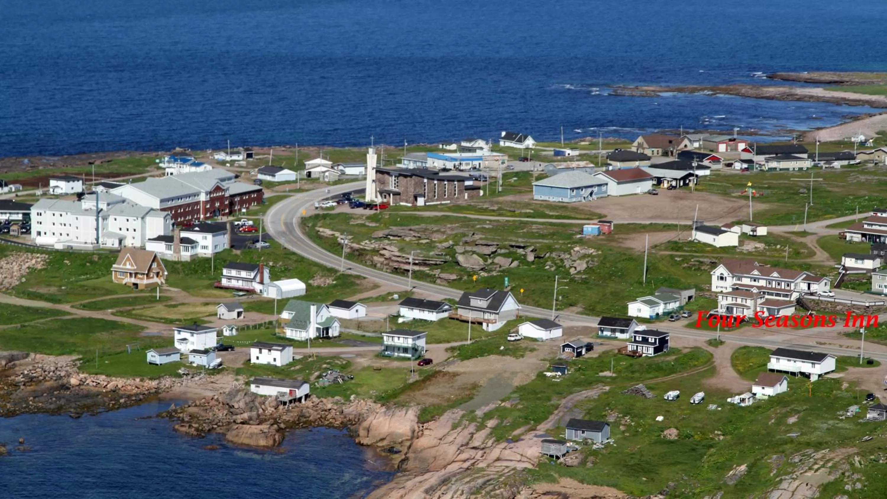 Bird's eye view in Auberge Motel 4 Saisons