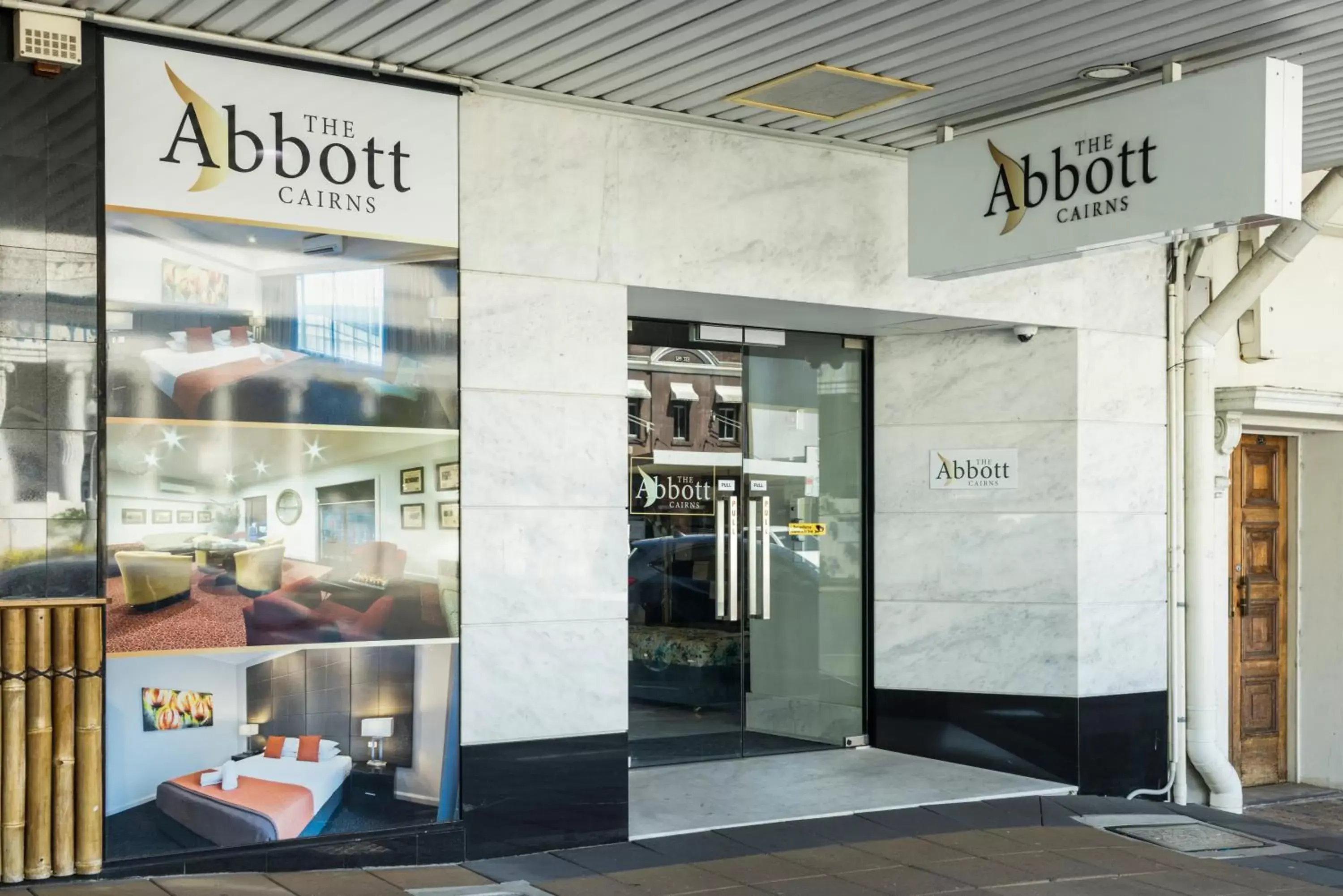 Facade/entrance in The Abbott Boutique Hotel