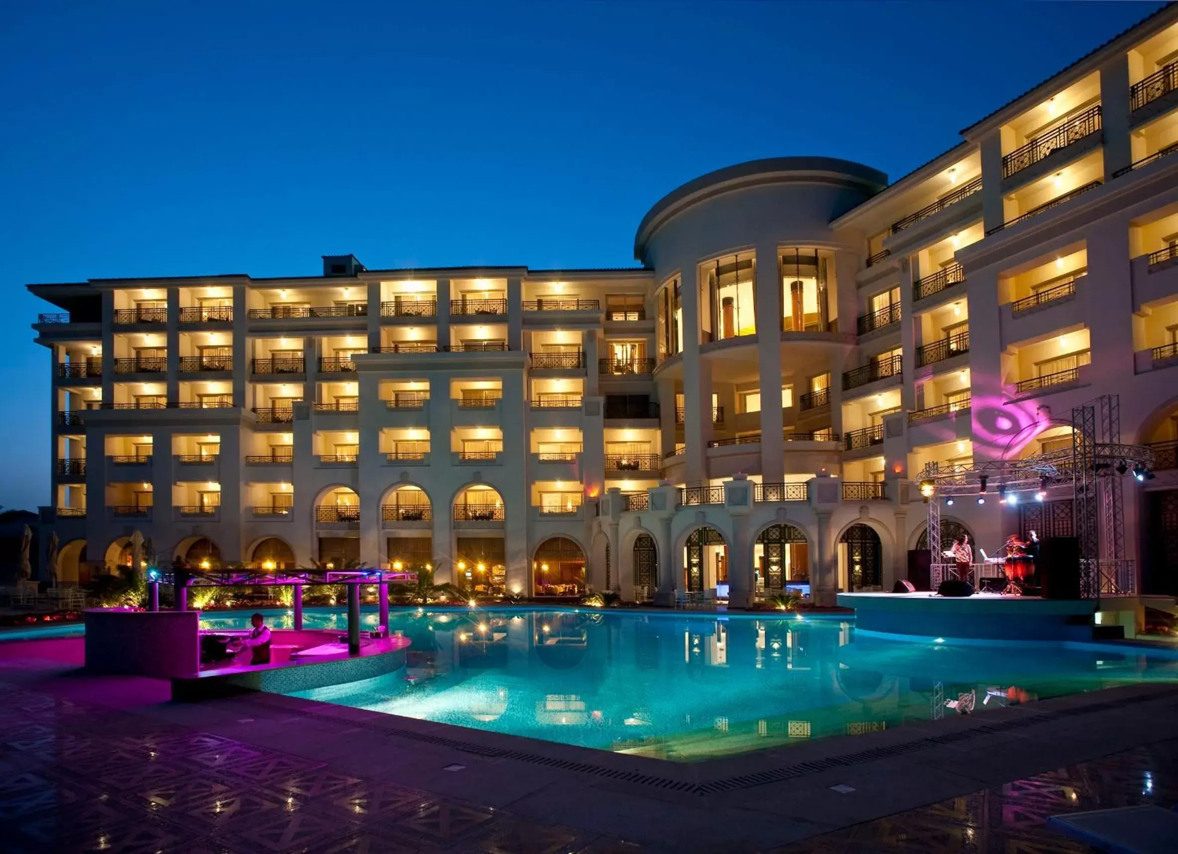 Swimming pool, Property Building in Stella Di Mare Beach Hotel & Spa