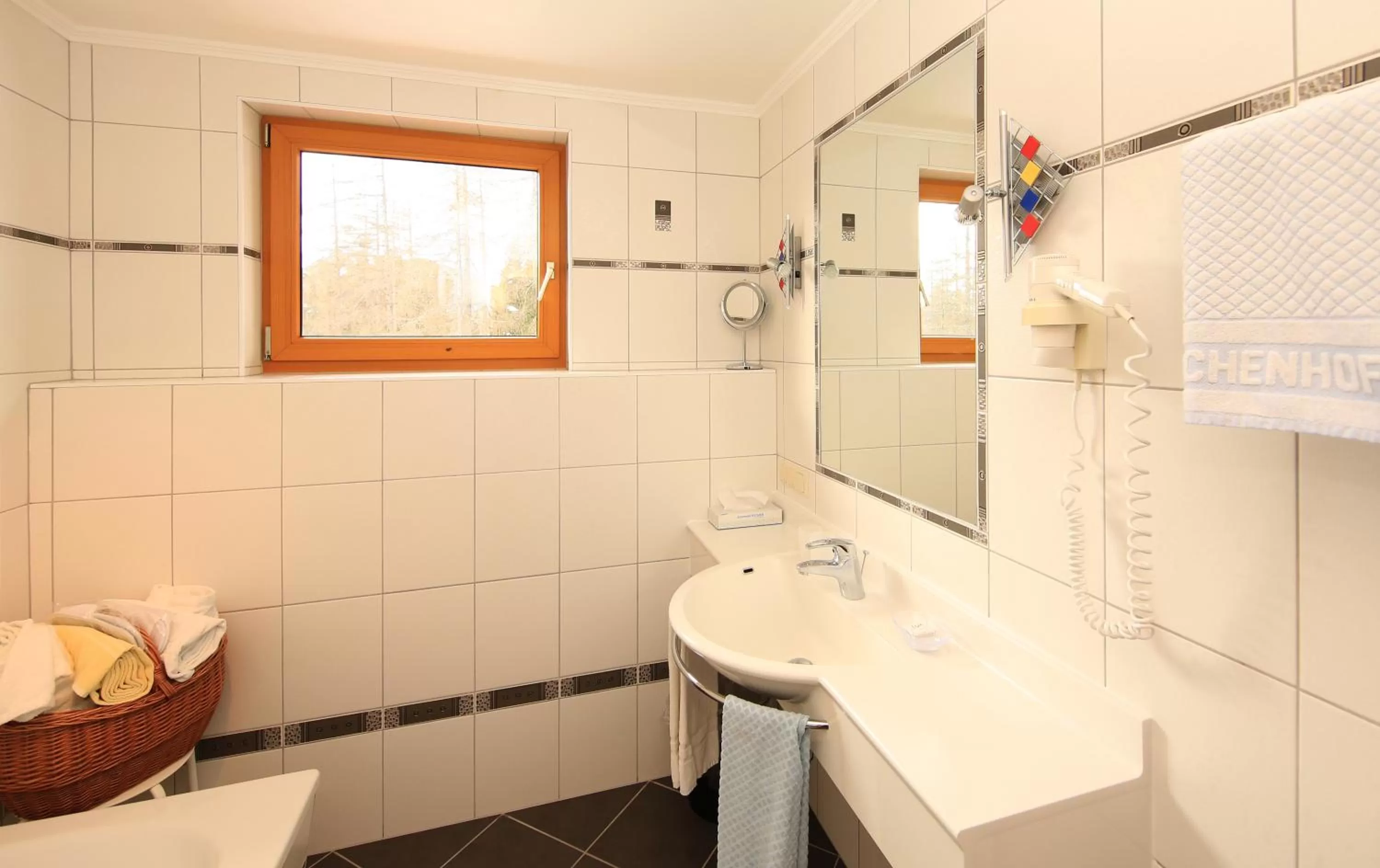 Bathroom in Naturhotel Lärchenhof