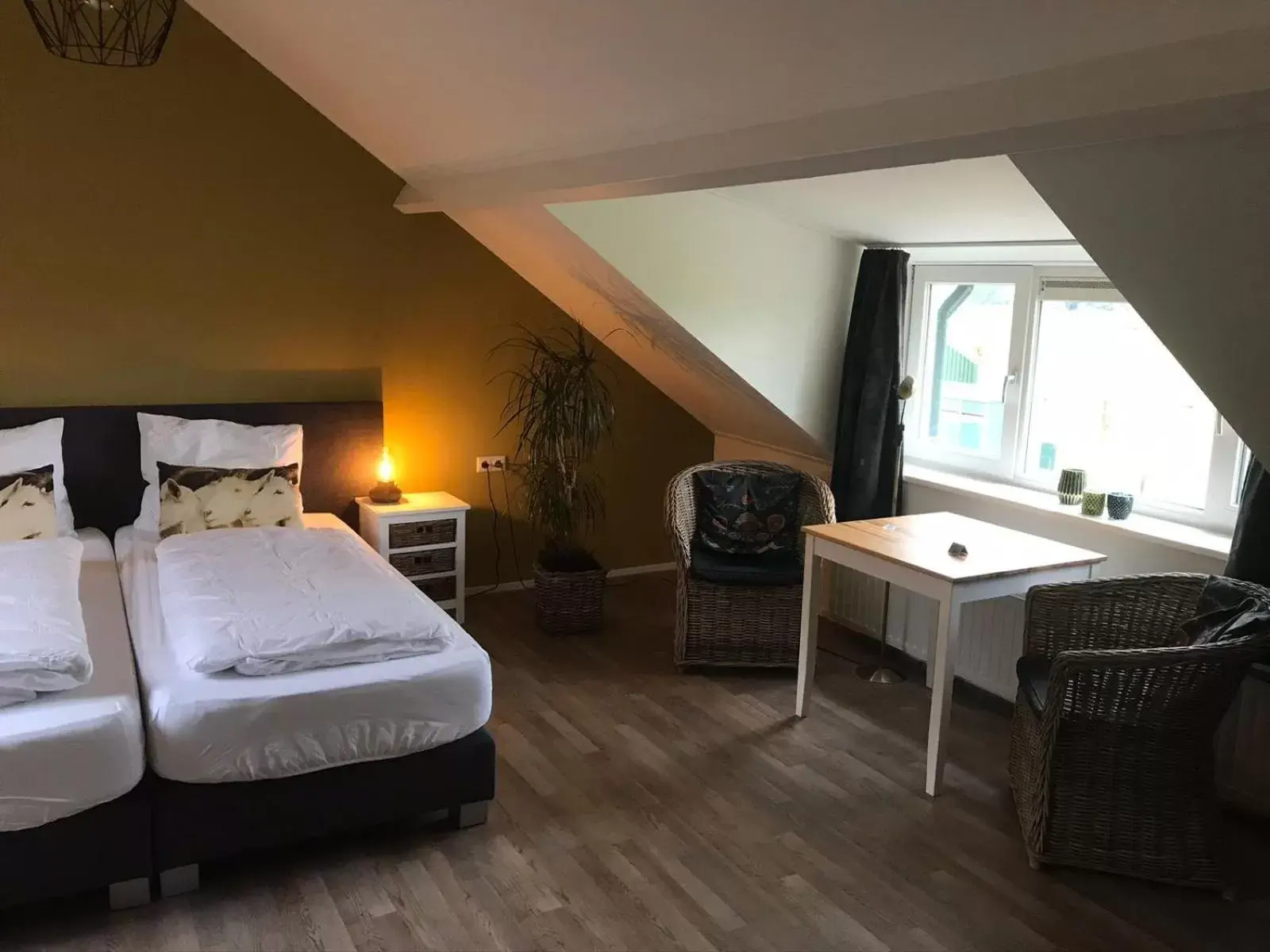 Photo of the whole room, Bed in B&B de Rivierduin