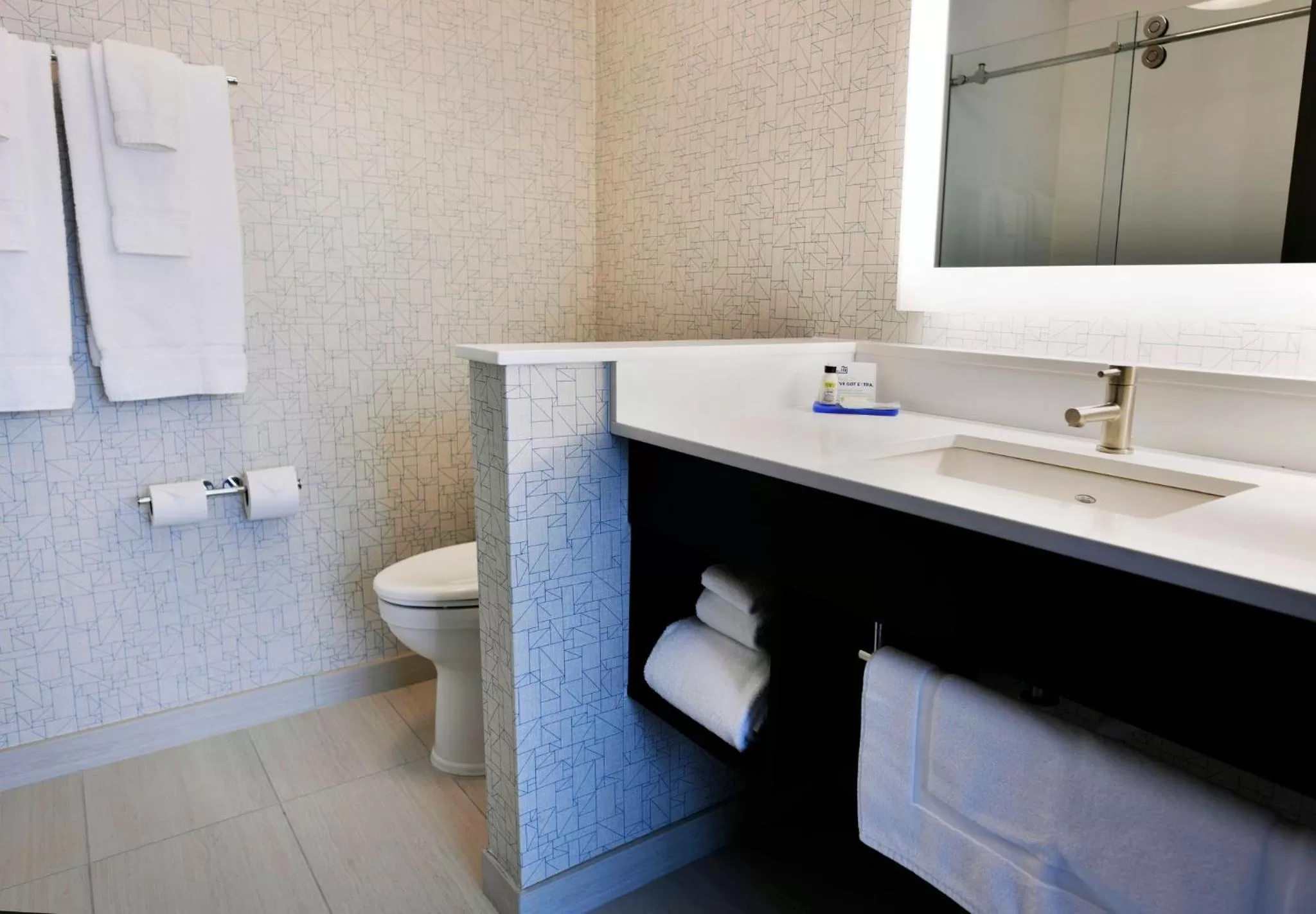 Bathroom in Holiday Inn Express & Suites Jersey City - Holland Tunnel by IHG