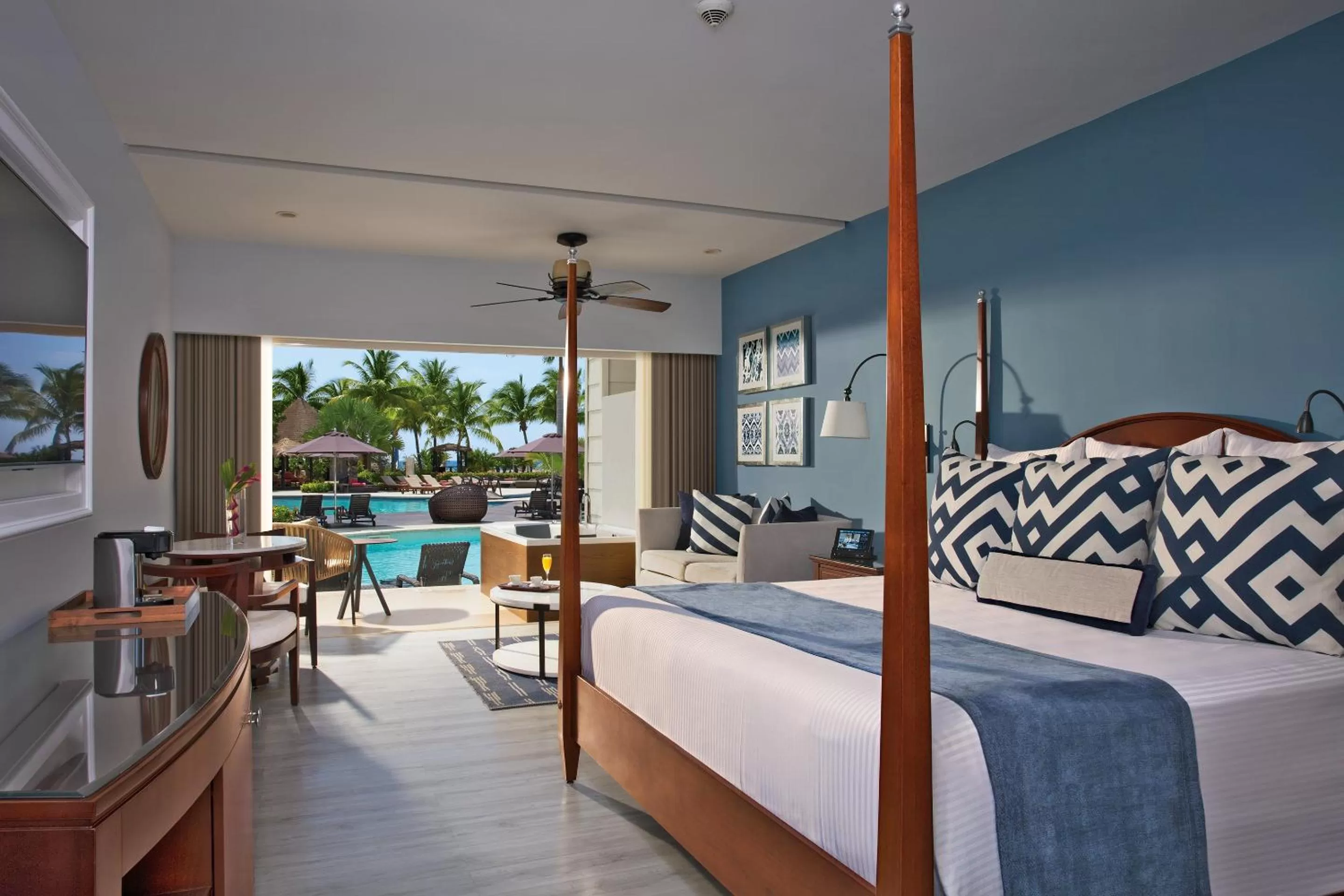 Bedroom, Bed in Secrets St James Adults Only - All Inclusive