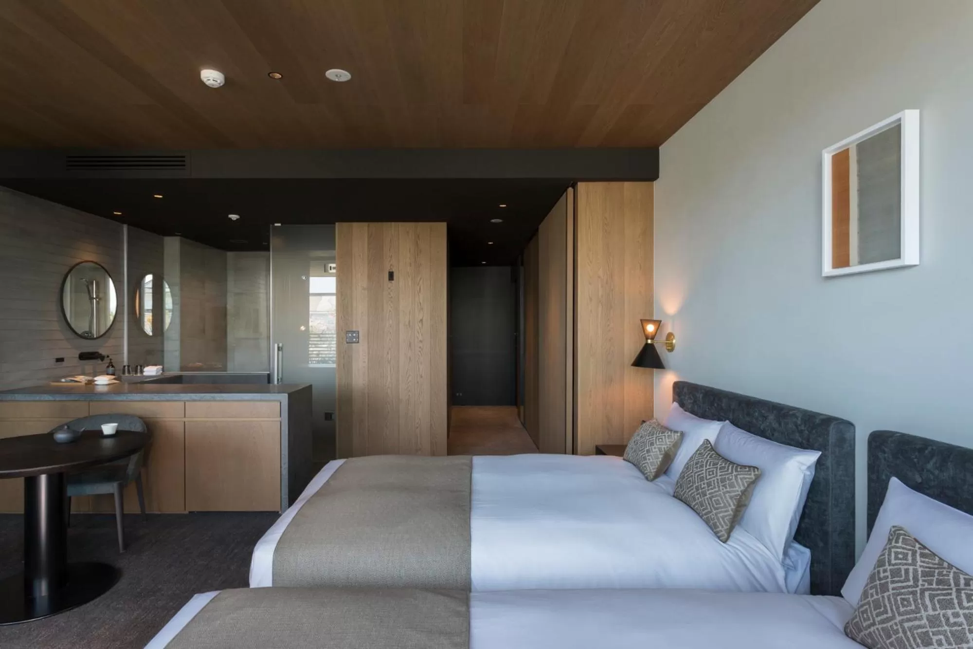 Bed in HOTEL CANATA KYOTO