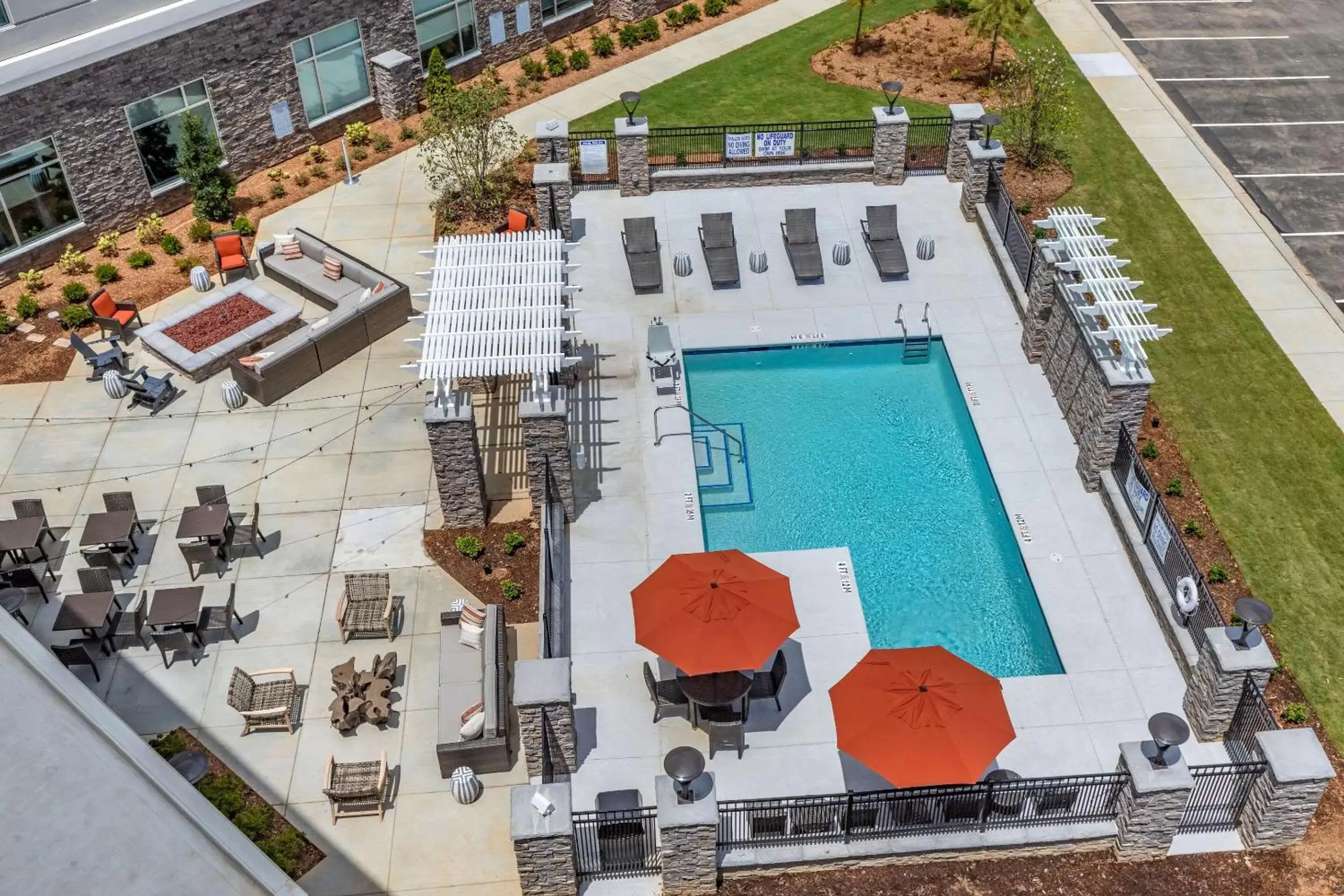 On site, Pool View in Cambria Hotel Greenville