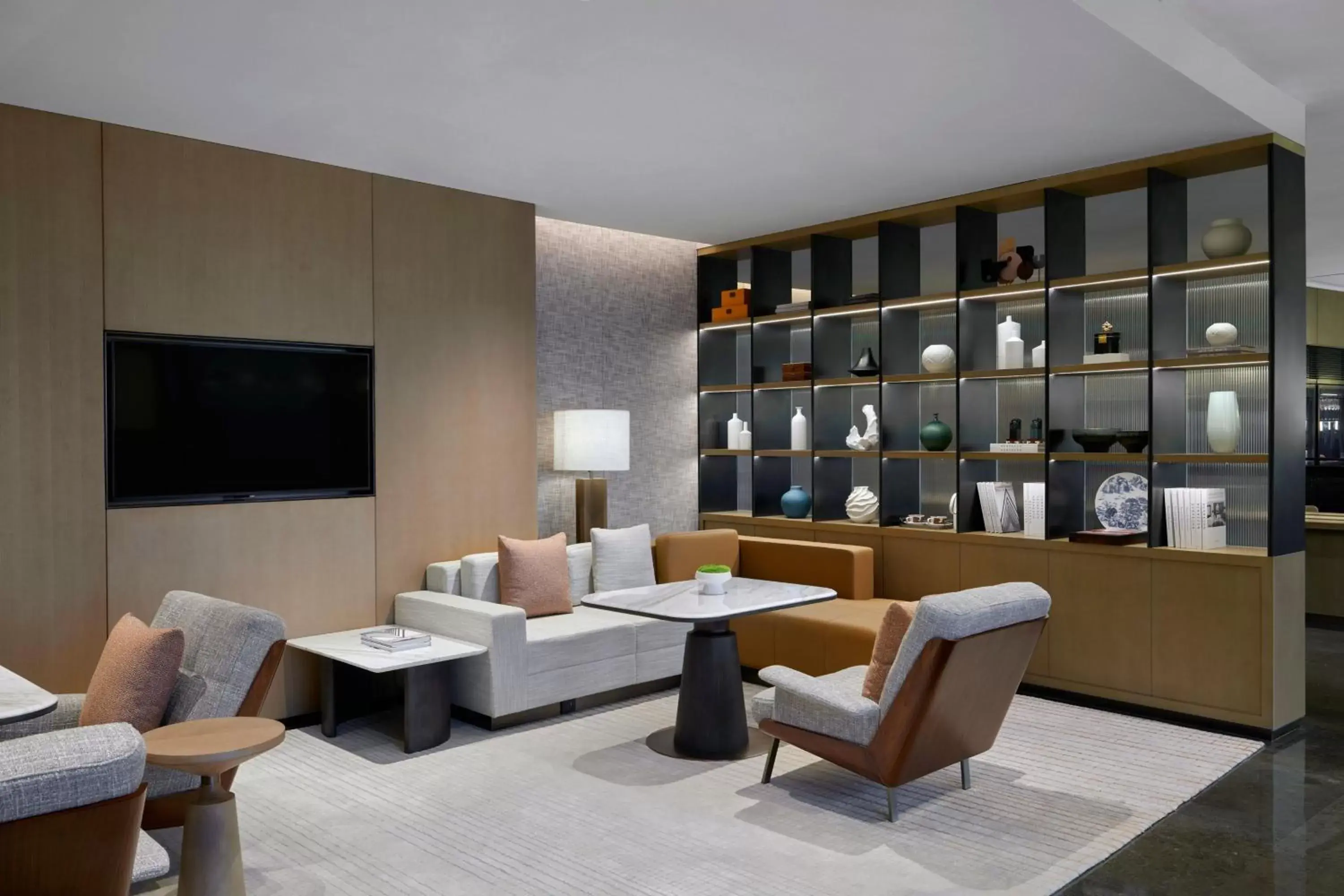 Lounge or bar, Seating Area in Nantong Marriott Hotel