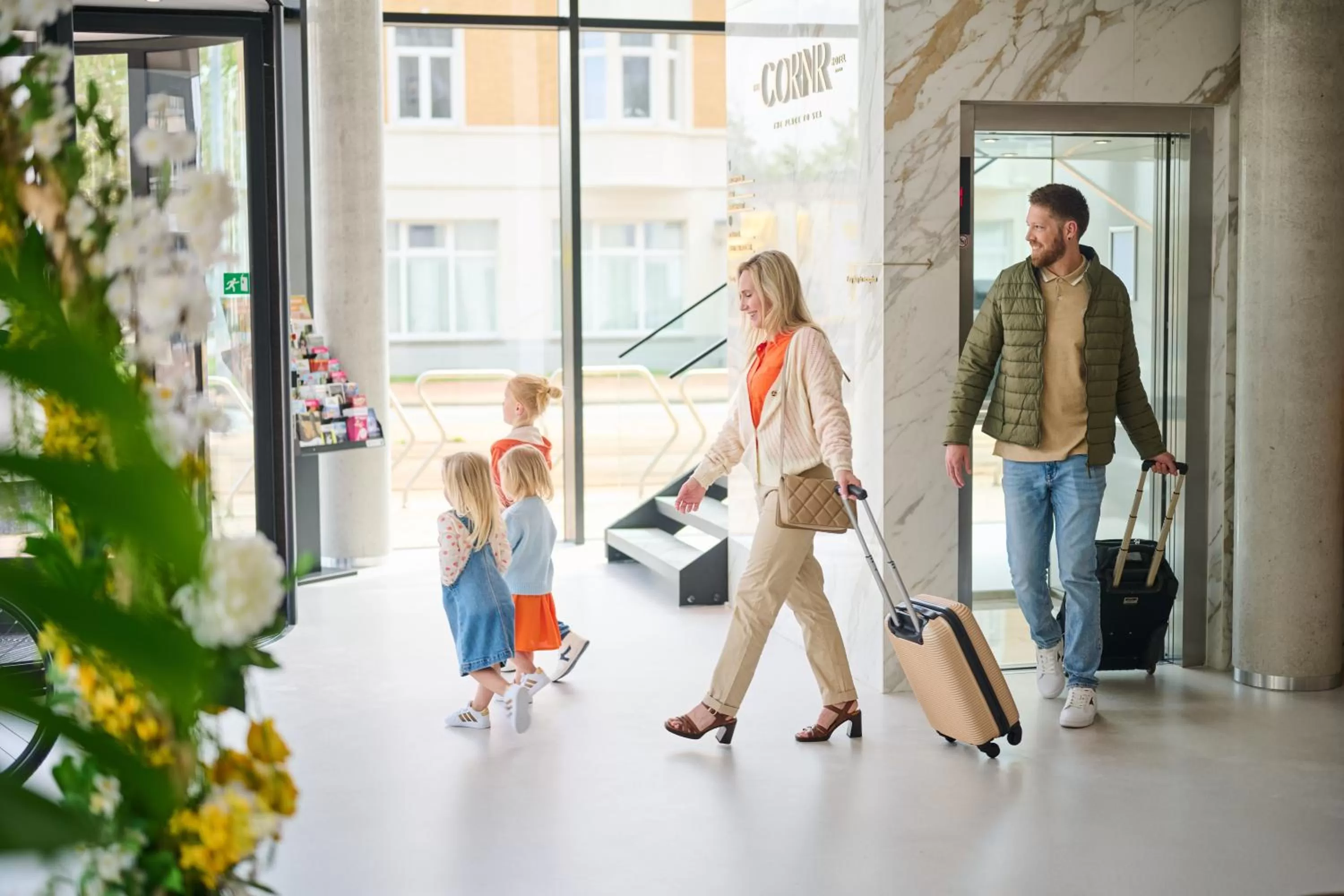 Lobby or reception in The CORNR Hotel