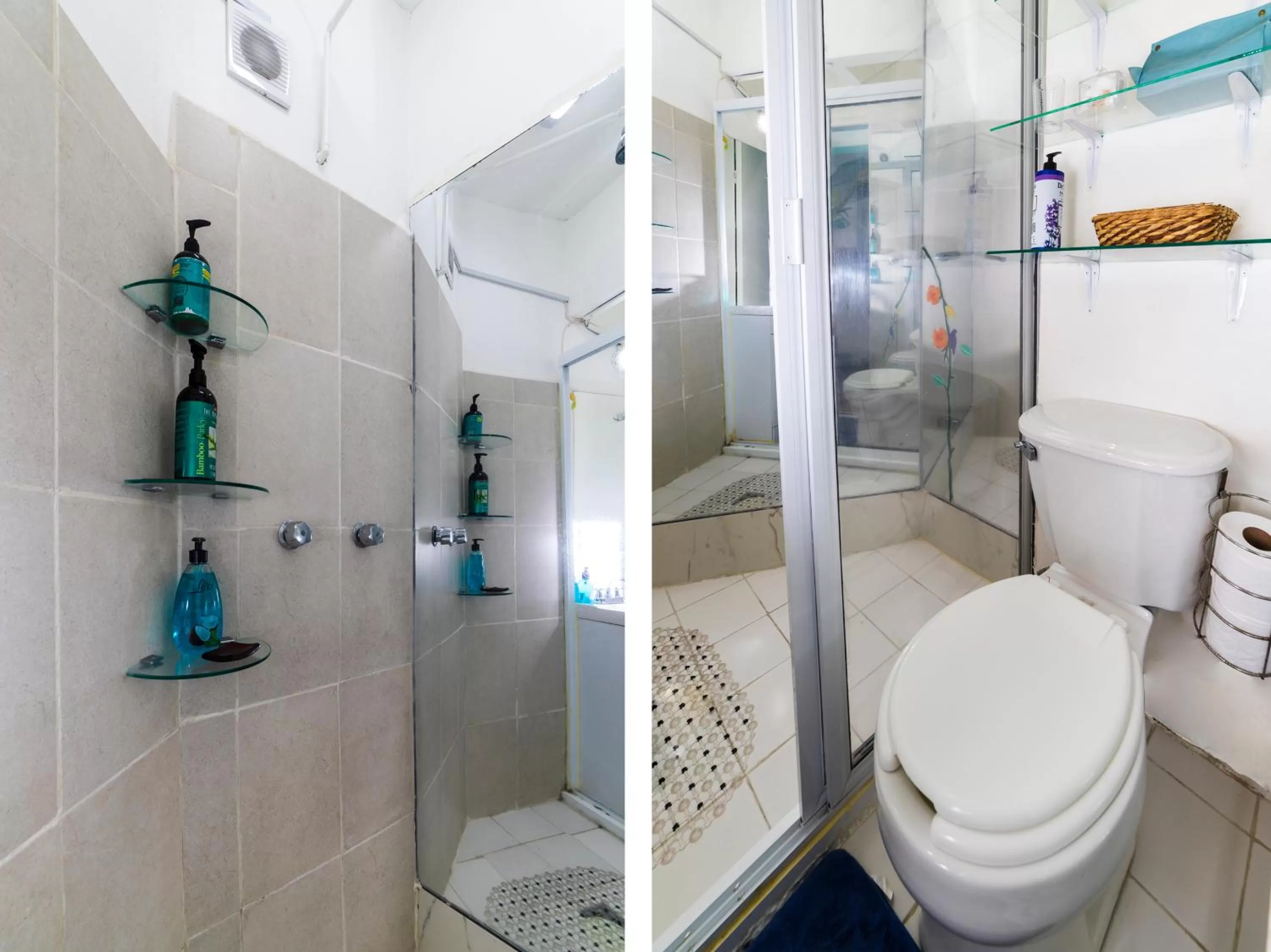 Shower in Casa Itzae B&B Polanquito Dog Friendly