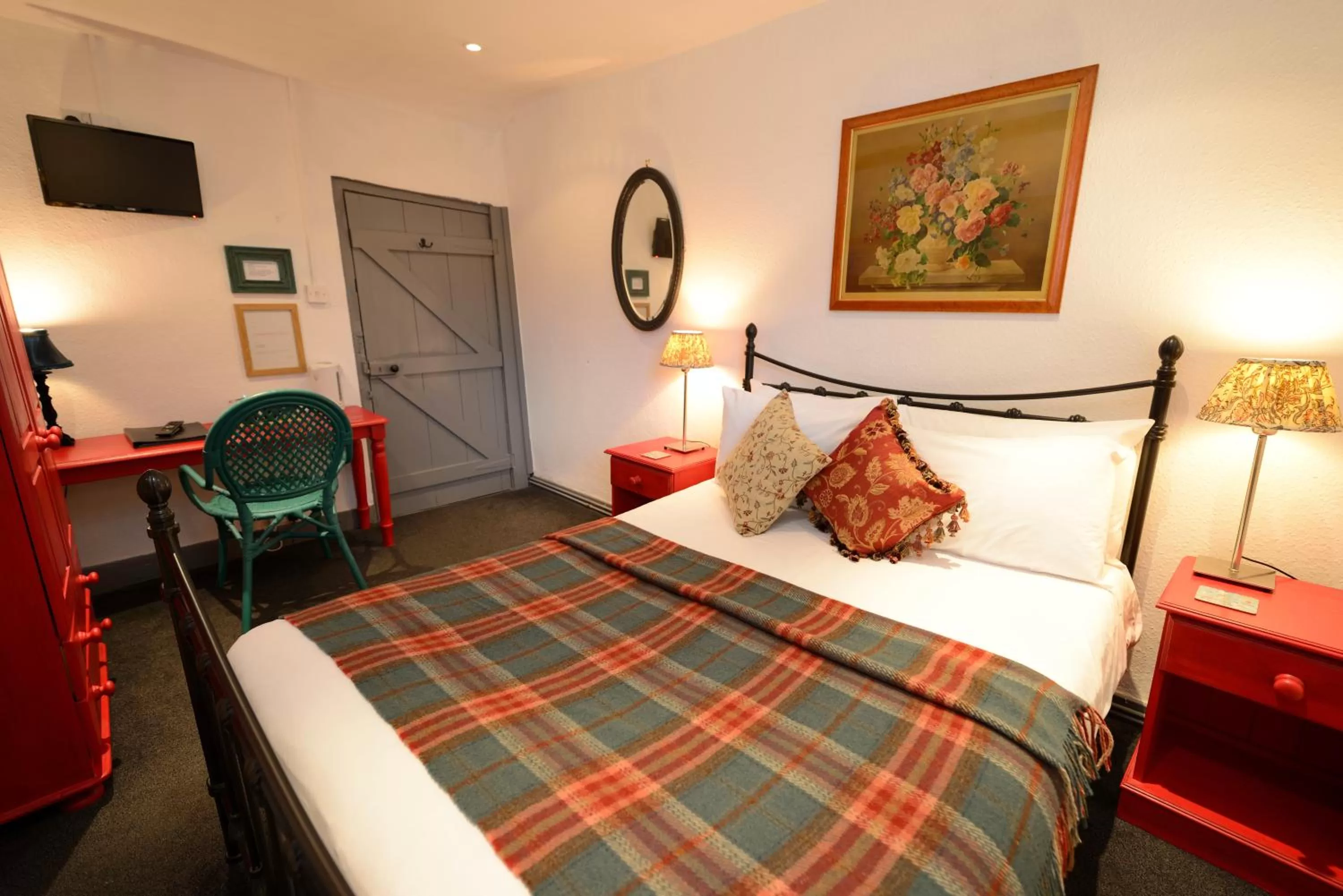 Bed in The White Lion Inn