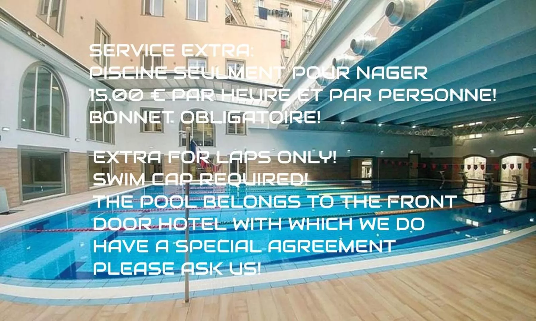 Swimming pool in Cloister inn