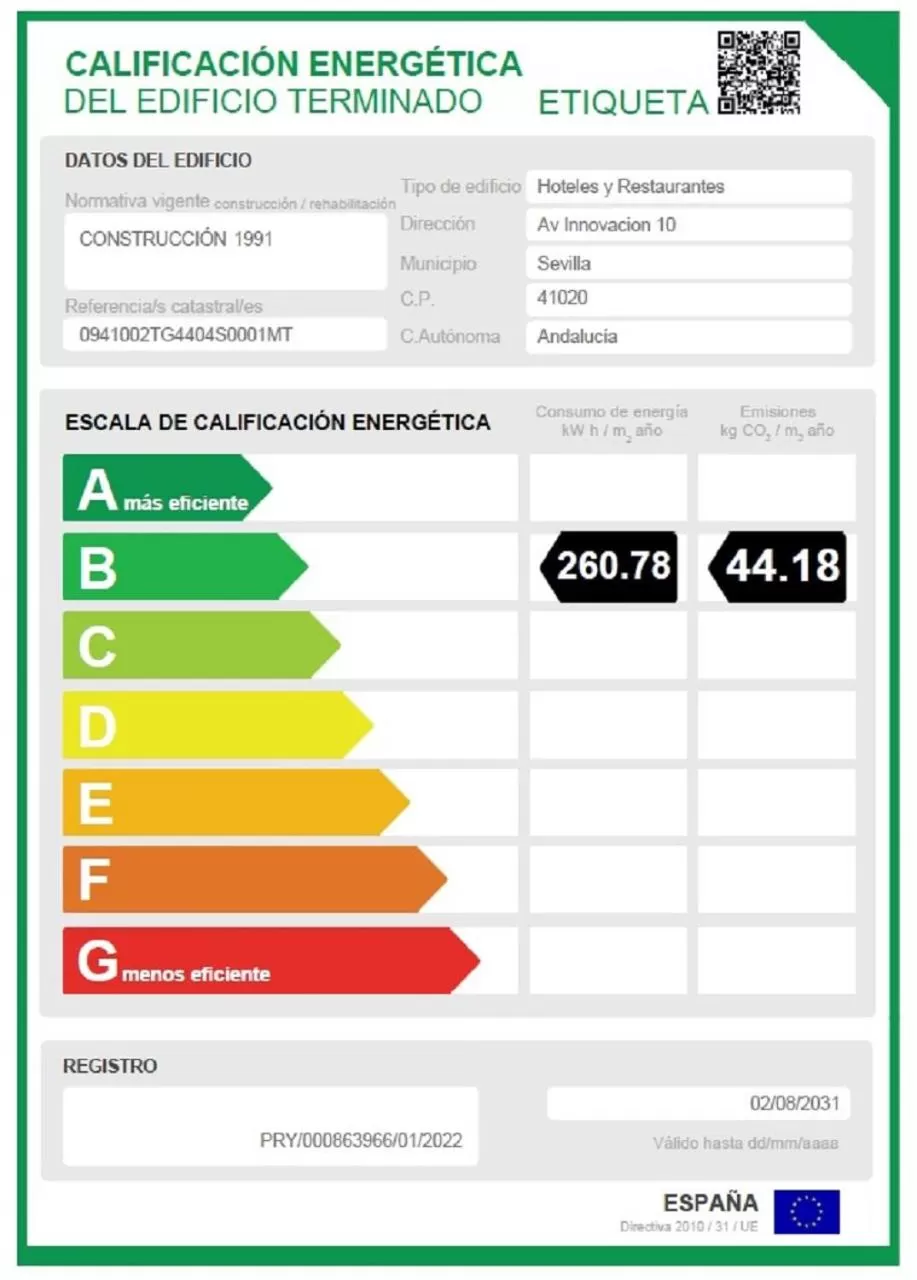 Logo/Certificate/Sign in Hotel San Pablo Sevilla