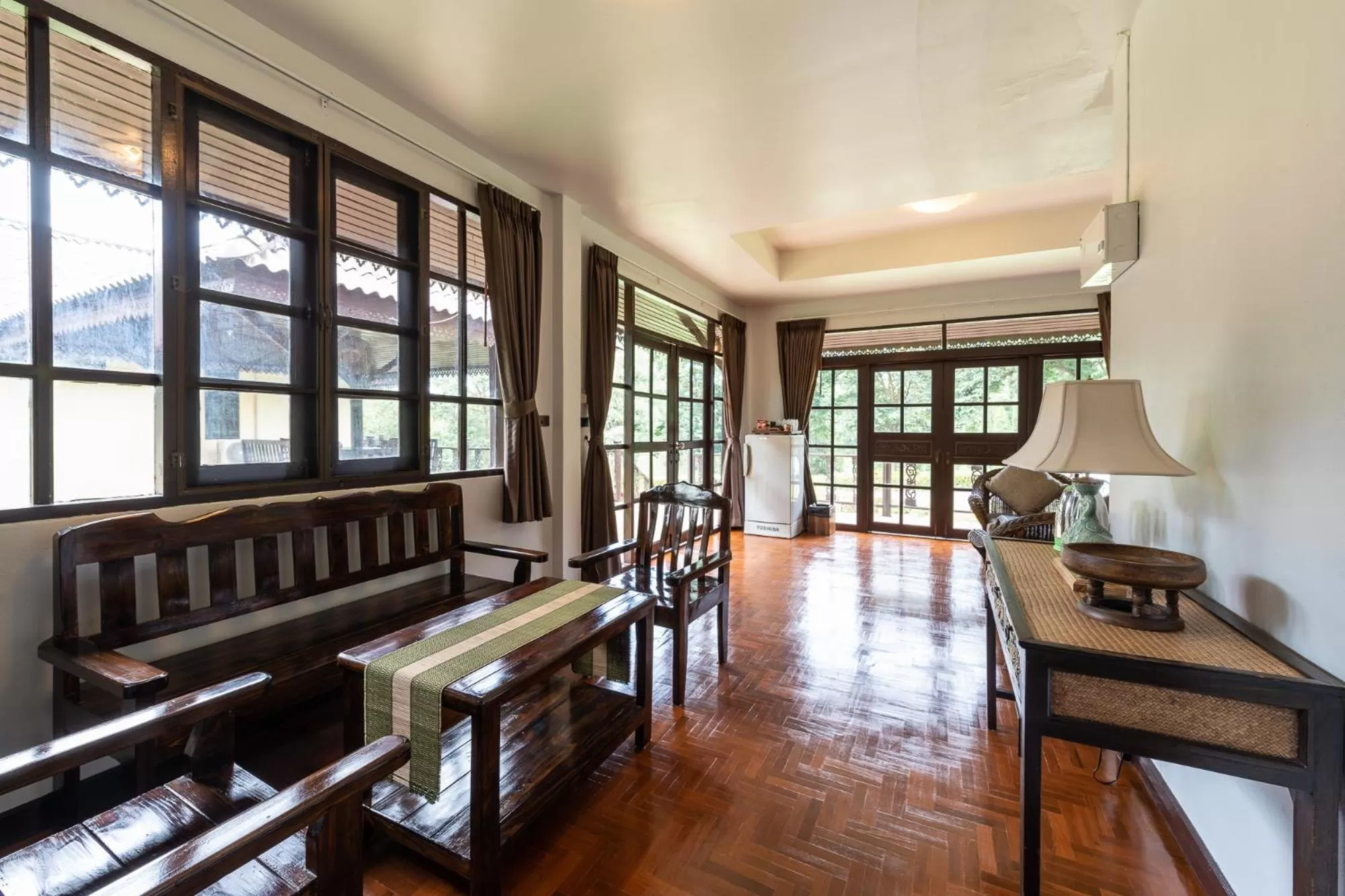 Living room in Doi Inthanon Riverside resort