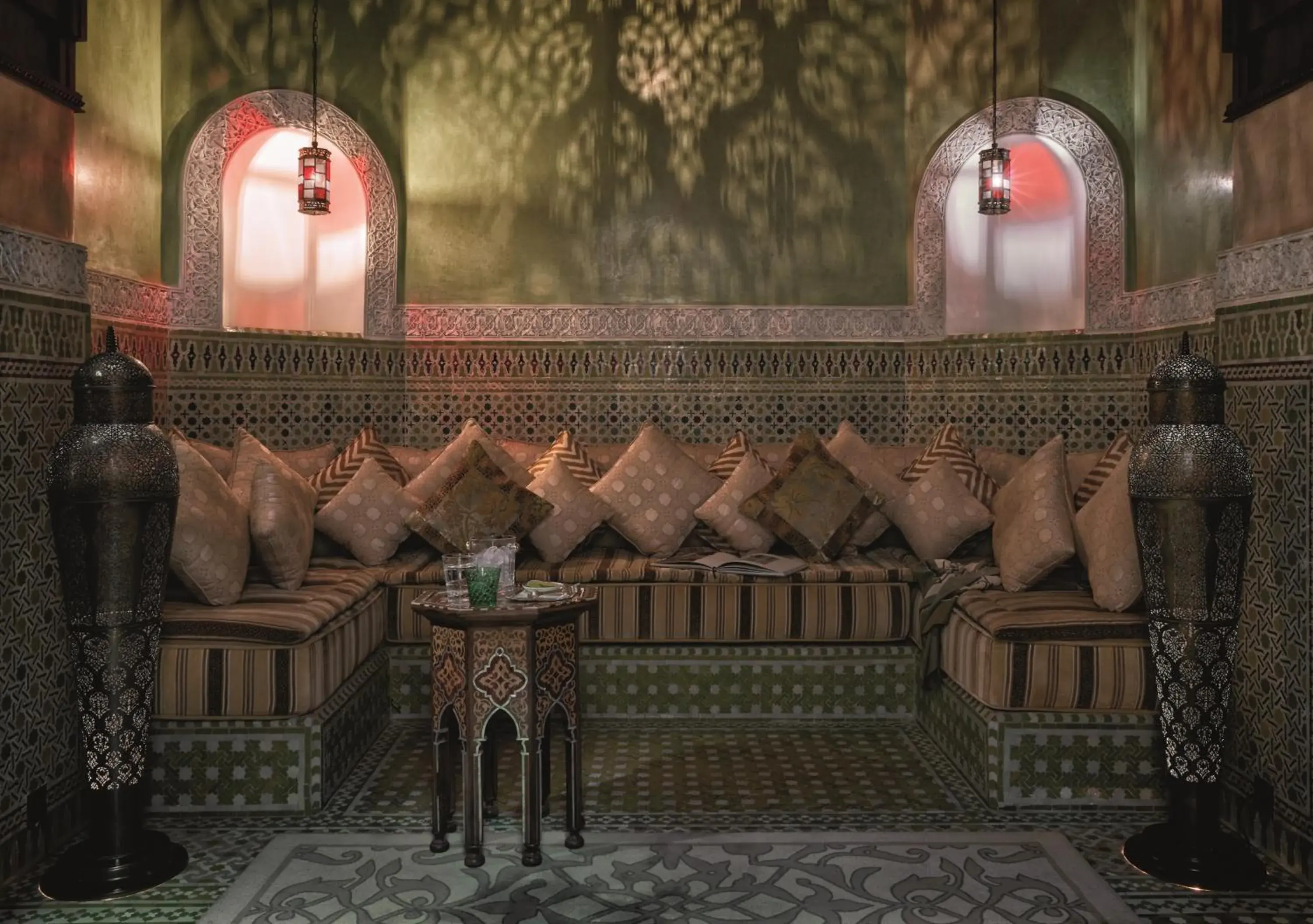 Living room in Royal Mansour Marrakech