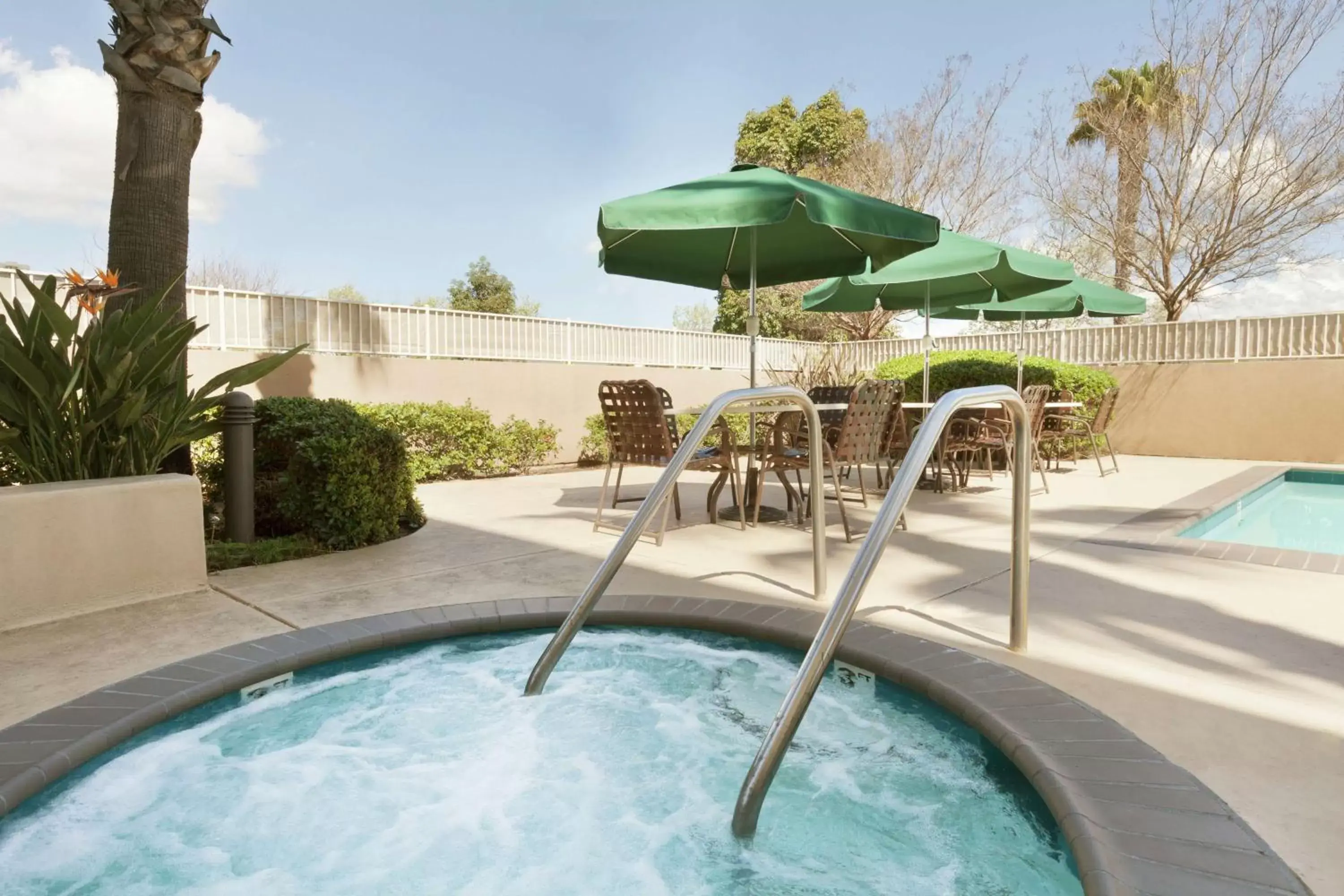 Pool view in Hilton Garden Inn Gilroy Pool view in Hilton Garden Inn Gilroy