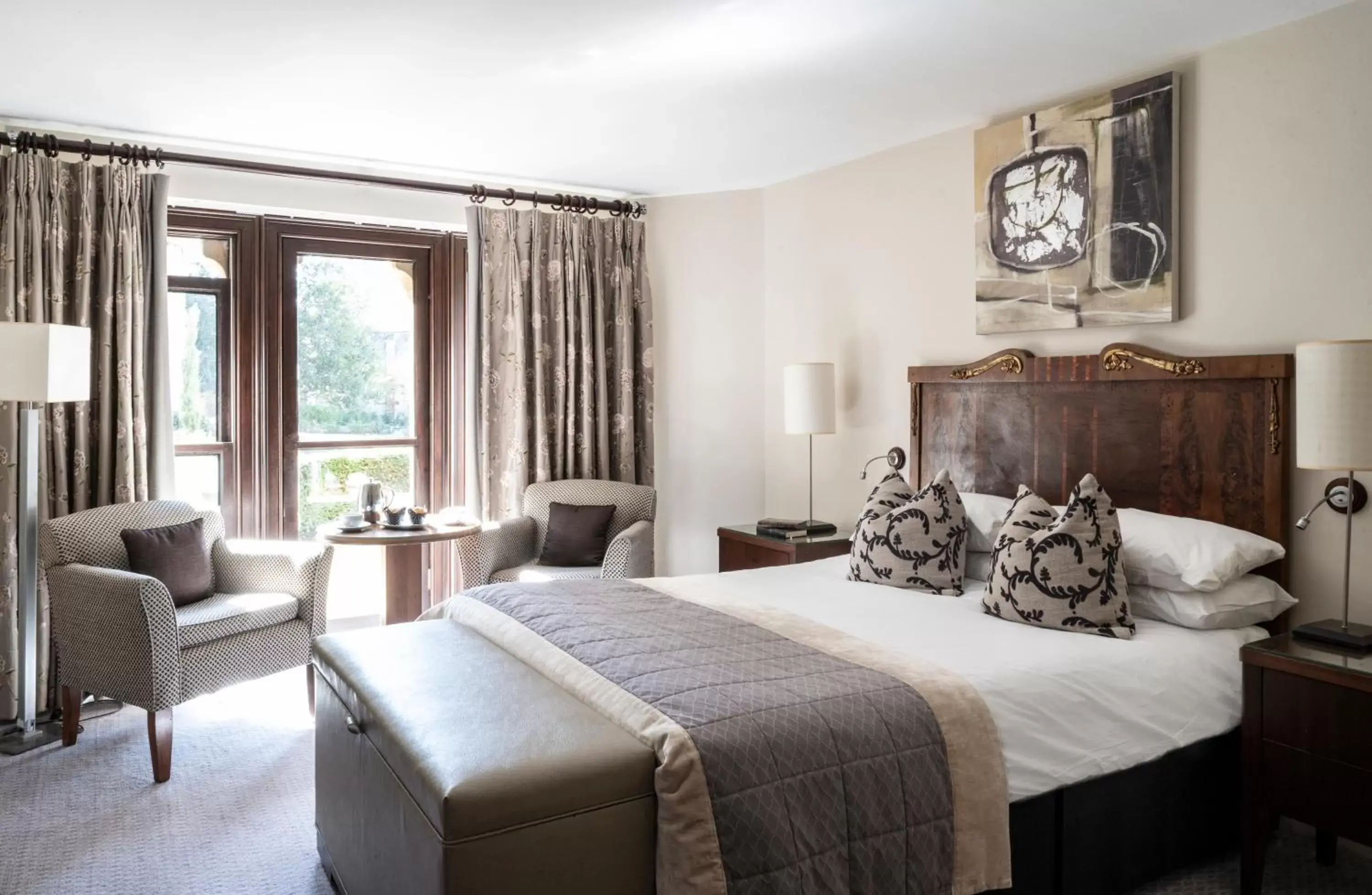 Bed in Ettington Park Hotel, Stratford-upon-Avon