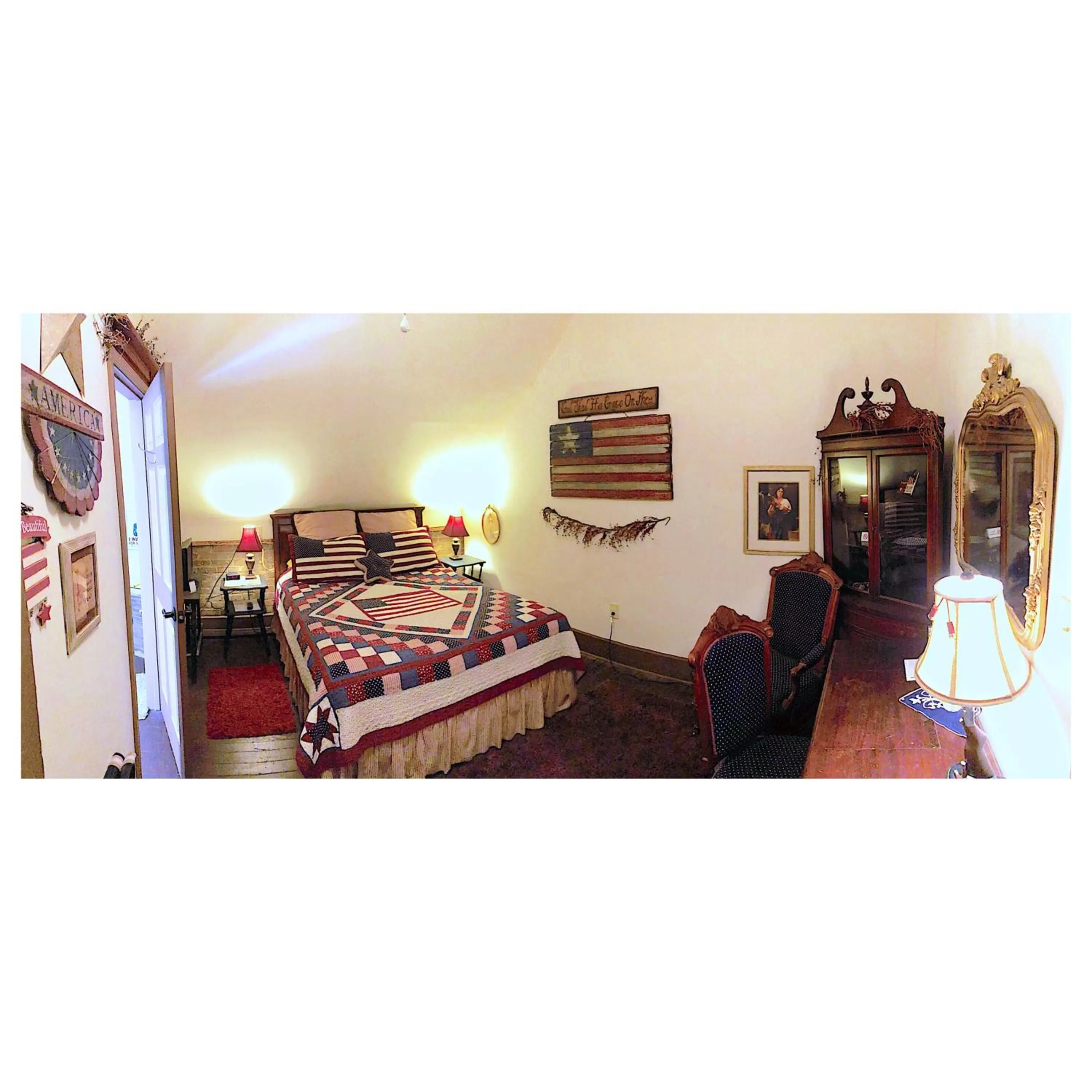 Bed, Seating Area in Main Street Bed & Breakfast