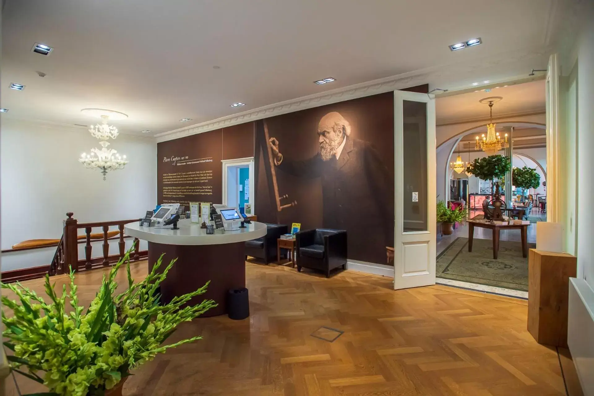 Lobby or reception in Parkhotel Valkenburg