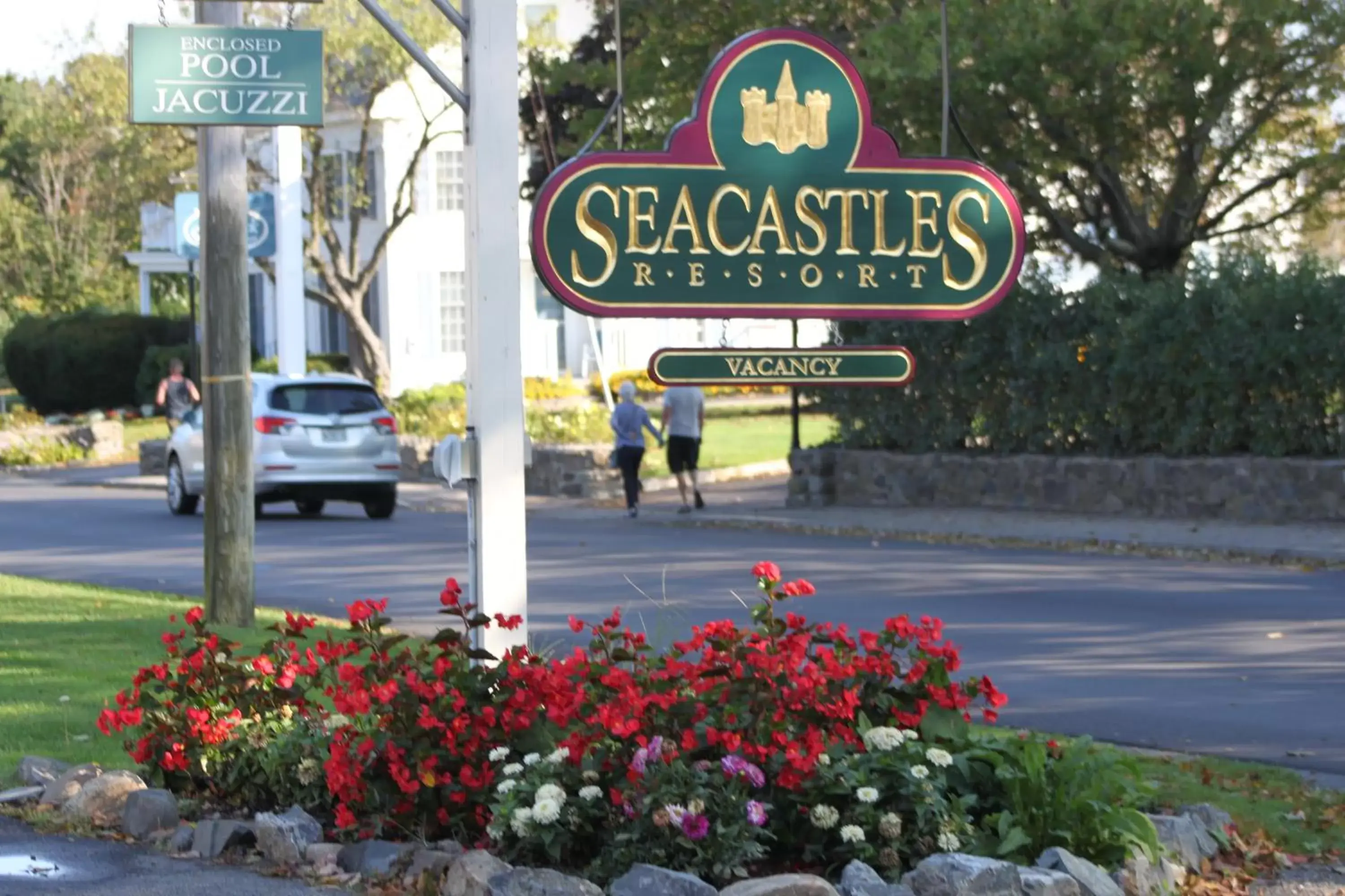 Facade/entrance in Seacastles Resort