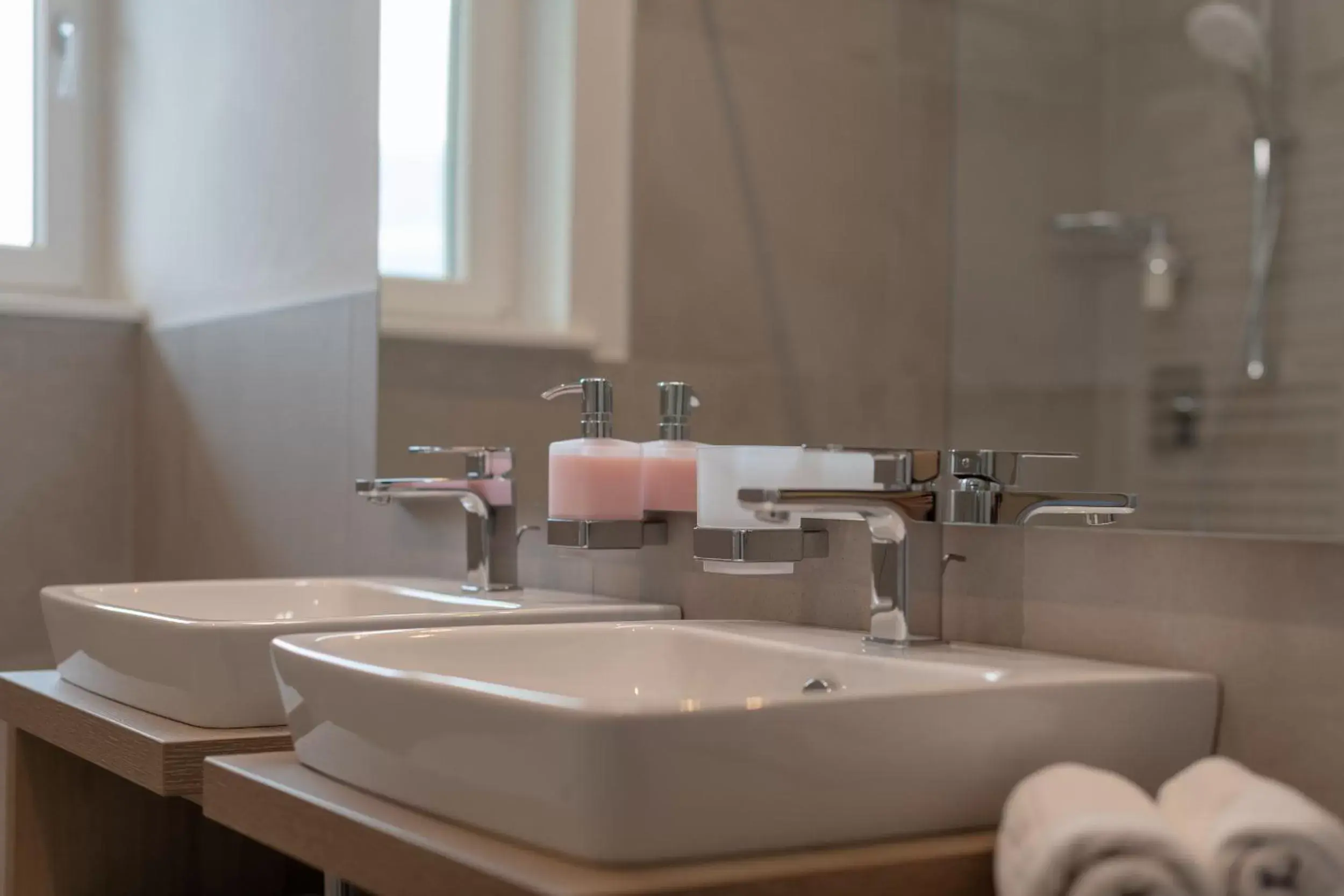 Decorative detail, Bathroom in Residence Garni Hotel Vineus