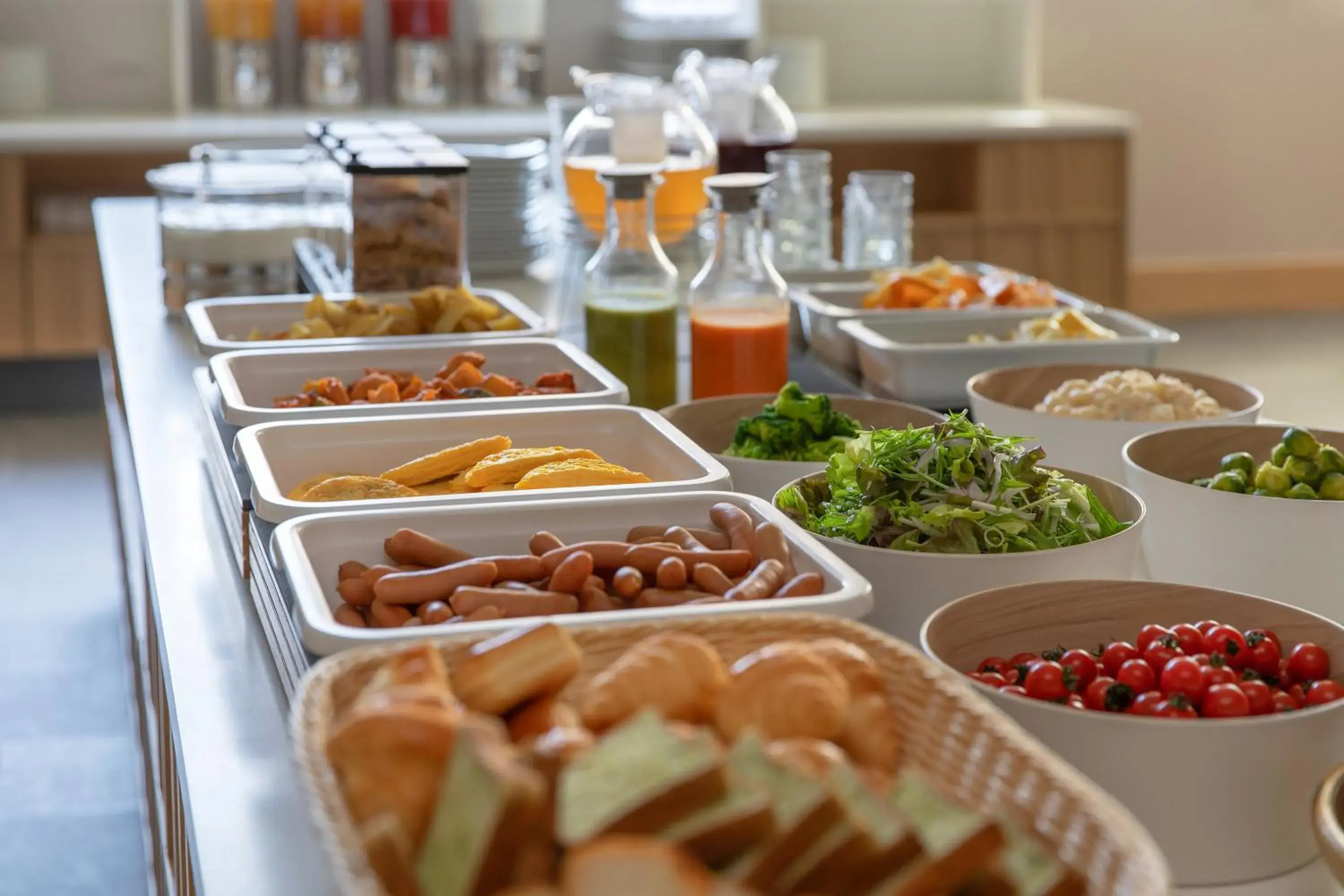 Buffet breakfast in Mitsui Garden Hotel Kyoto Shijo