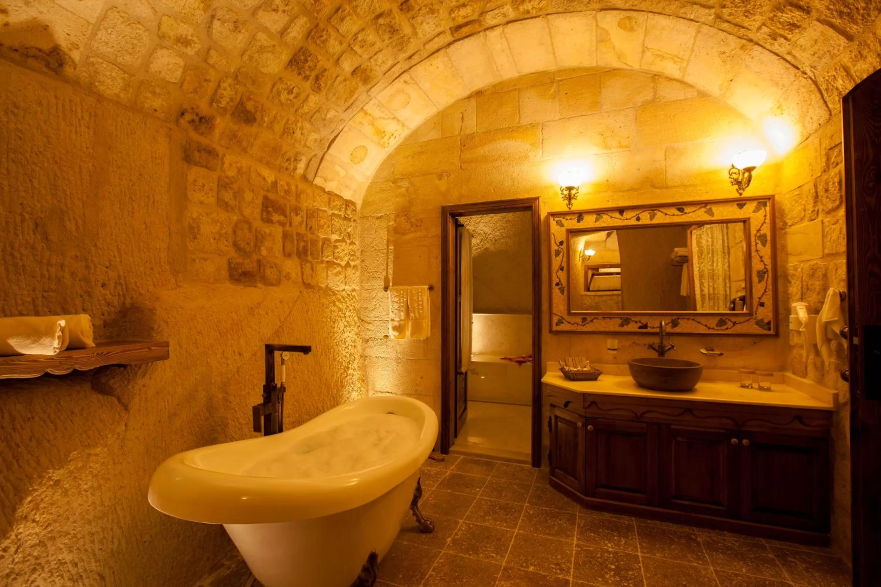 Bathroom in Kayakapi Premium Caves Cappadocia