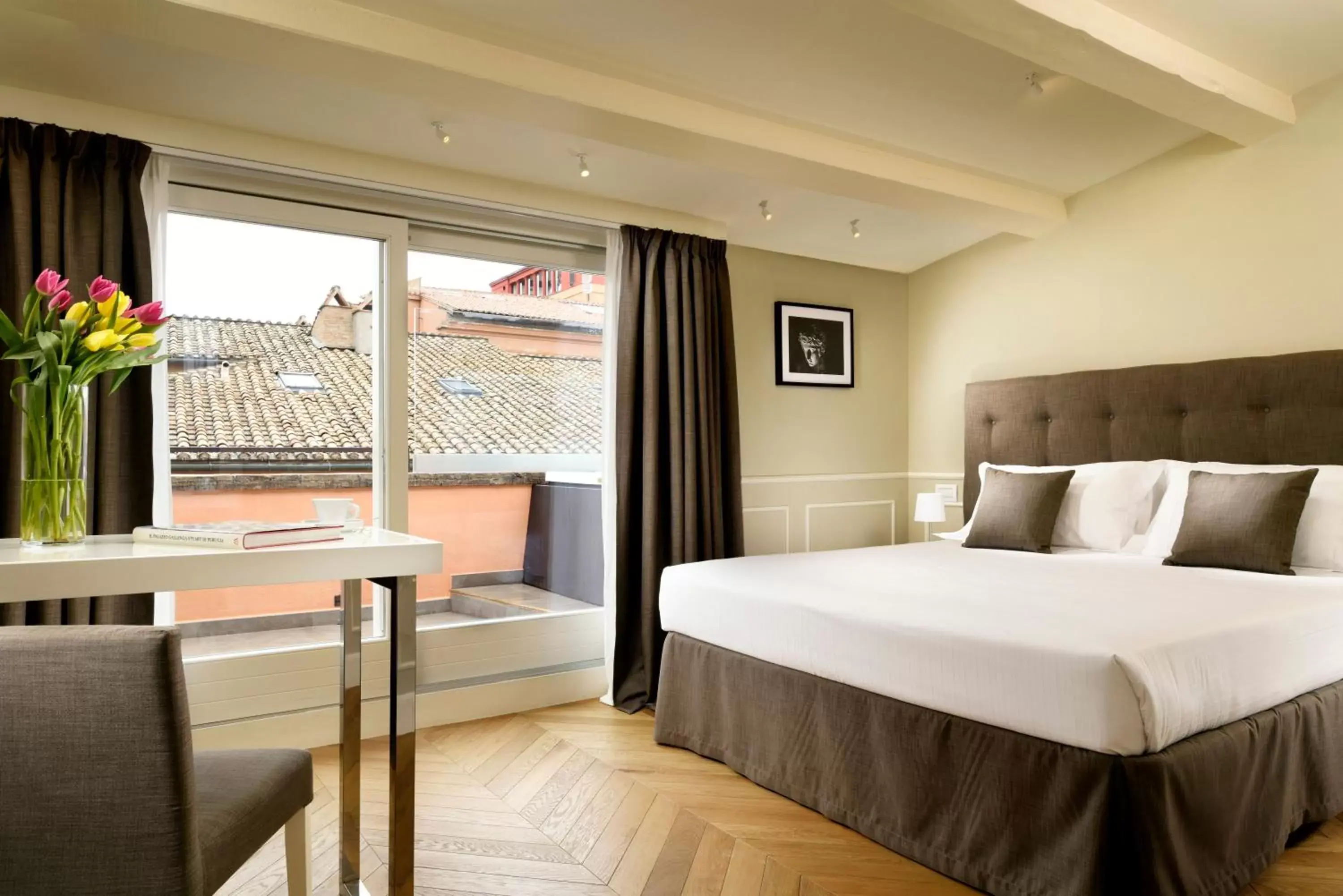 Bedroom in Locanda della Posta Boutique Hotel