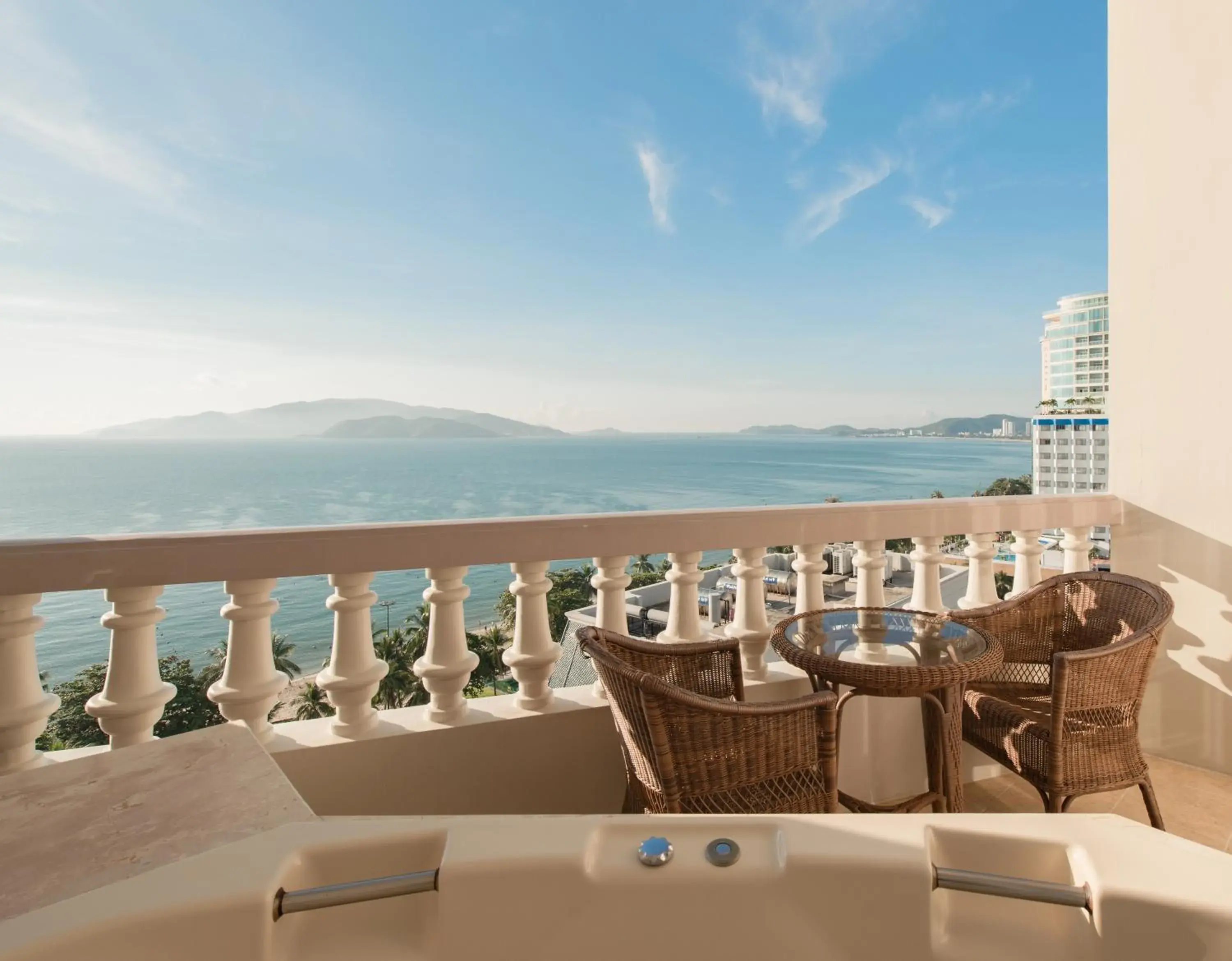 Balcony/Terrace in Sunrise Nha Trang Beach Hotel & Spa