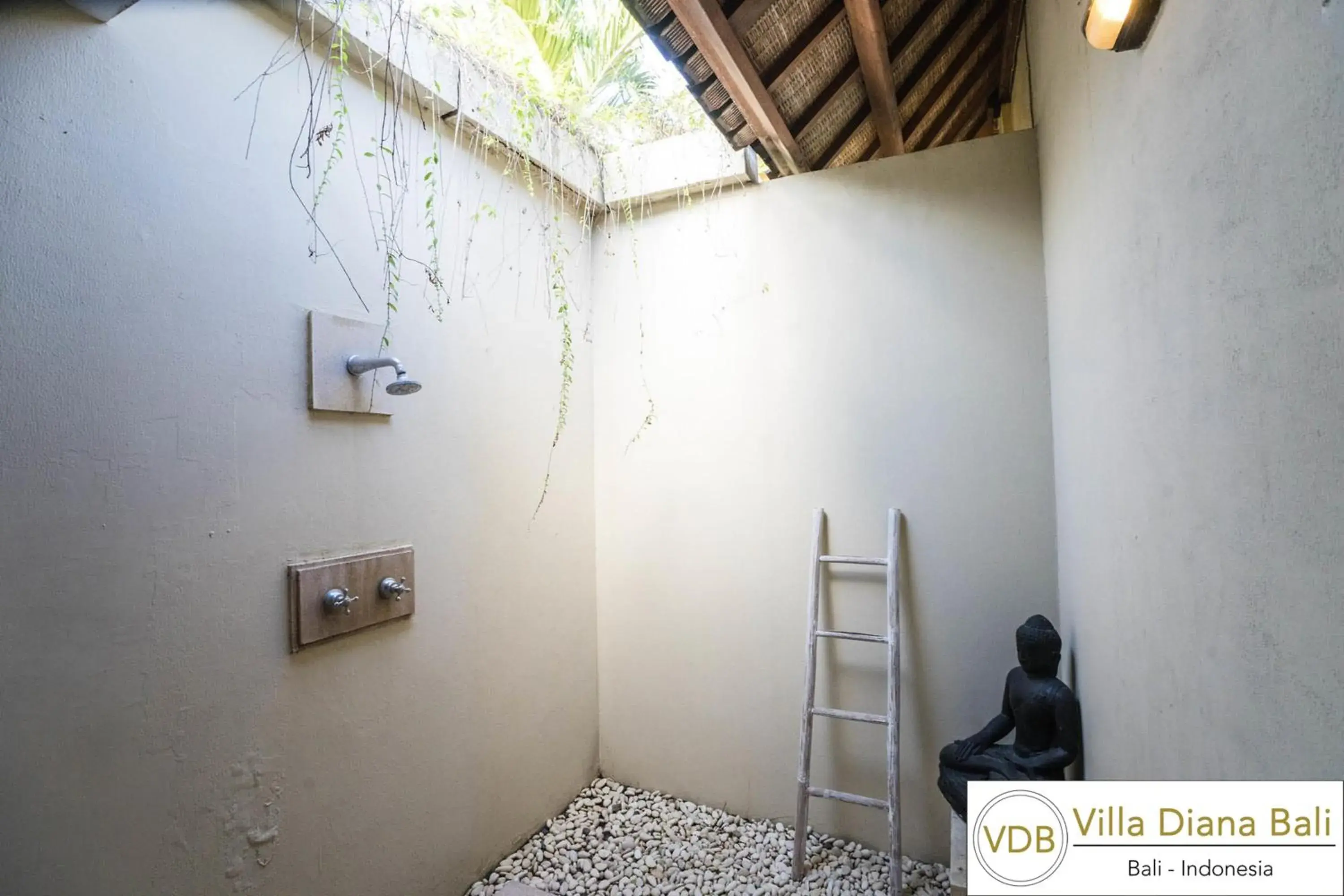 Shower, Bunk Bed in Villa Diana Bali