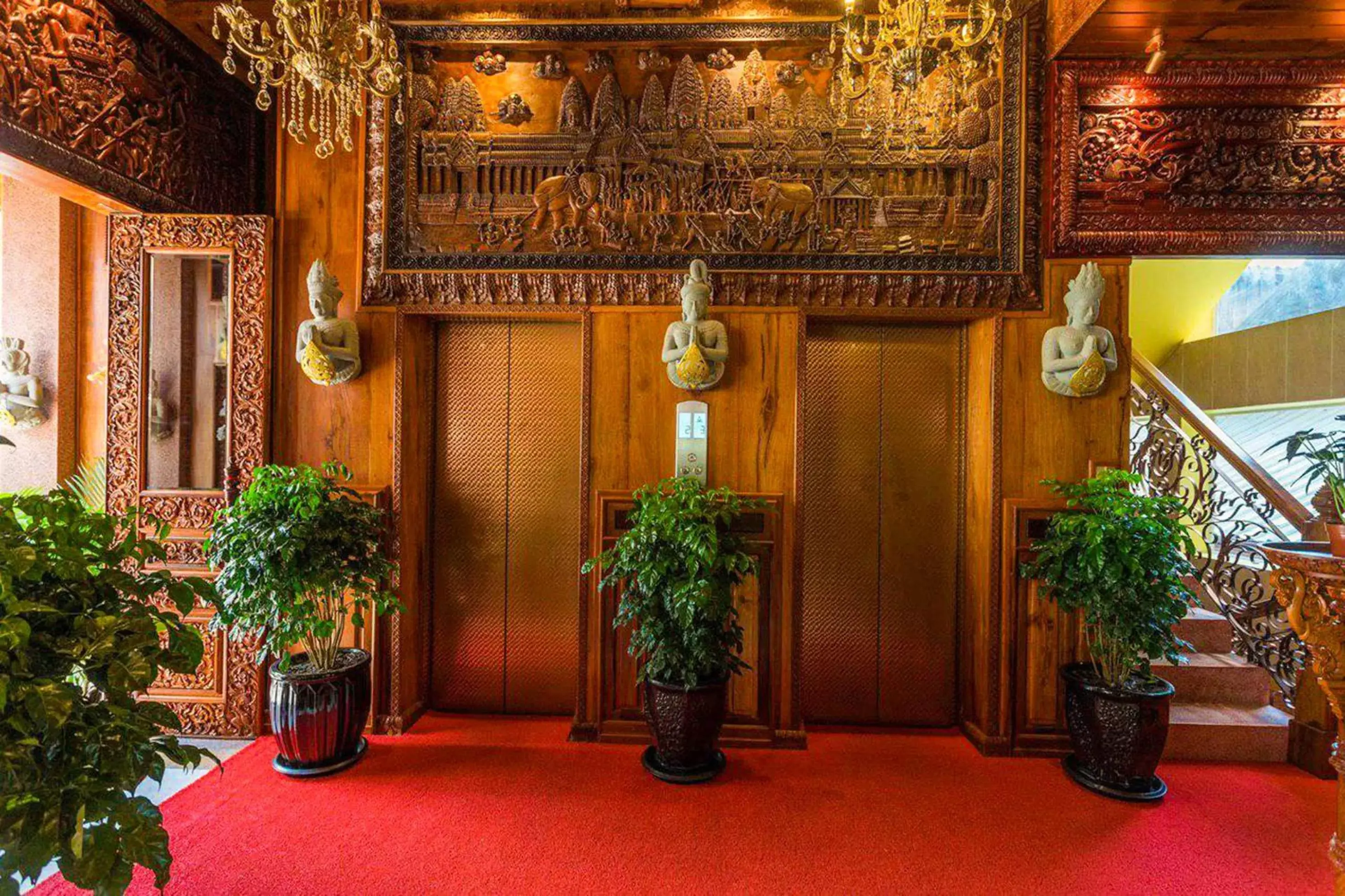 Lobby or reception in Okay Palace Hotel