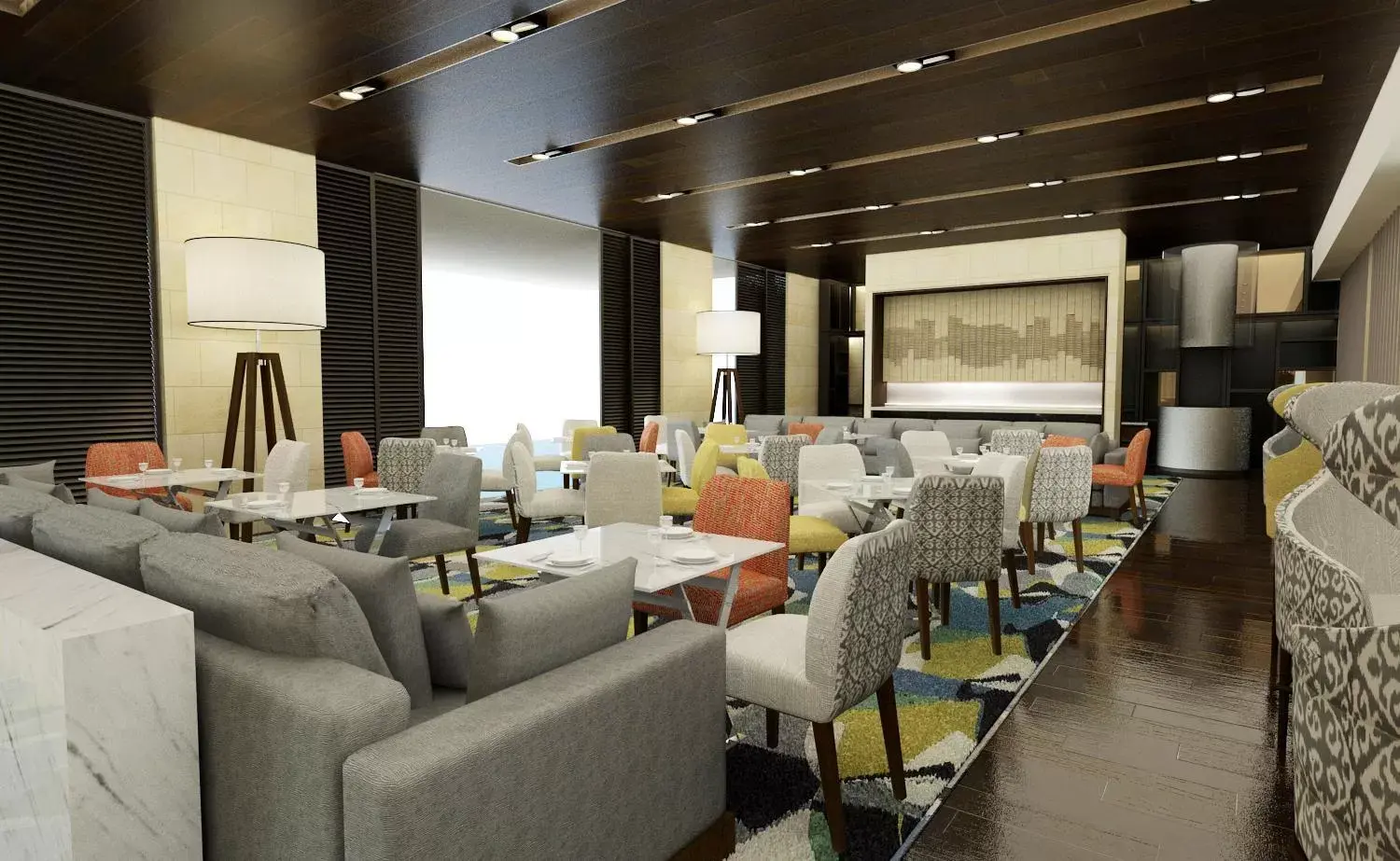 Restaurant/places to eat, Seating Area in Movenpick Hotel & Convention Centre KLIA